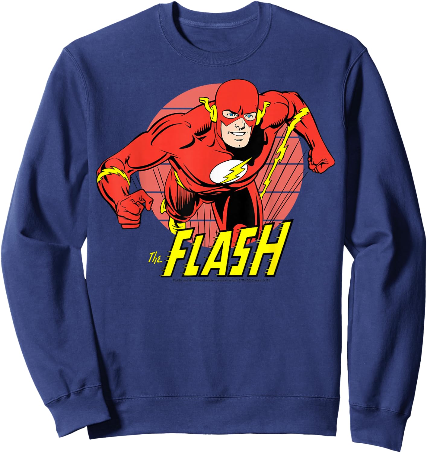 DC Comics The Flash Running Portrait Small Sweatshirt - Sweatshirt | Navy