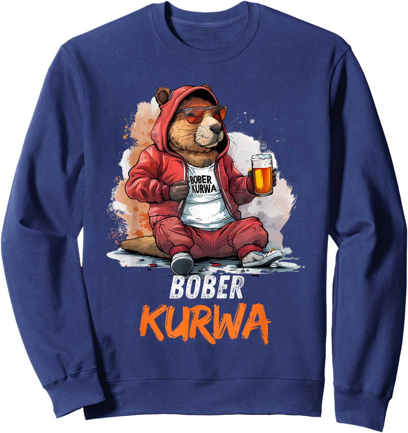 Bober Kurwa Sweatshirt - Sweatshirt | Navy