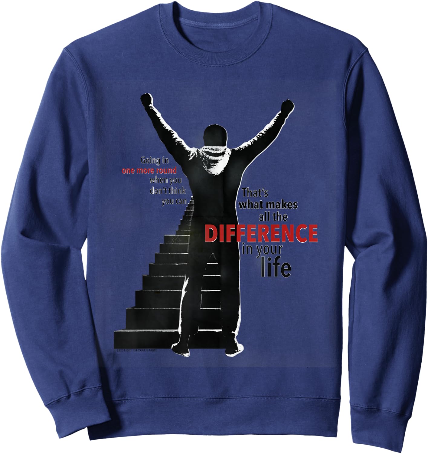Rocky Makes All The Difference Sweatshirt - Sweatshirt | Navy