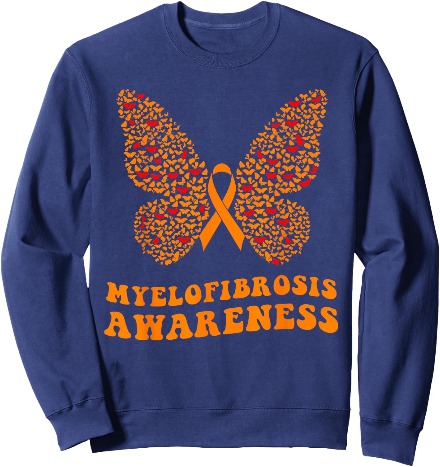 Myelofibrosis Awareness Sweatshirt - Sweatshirt | Navy