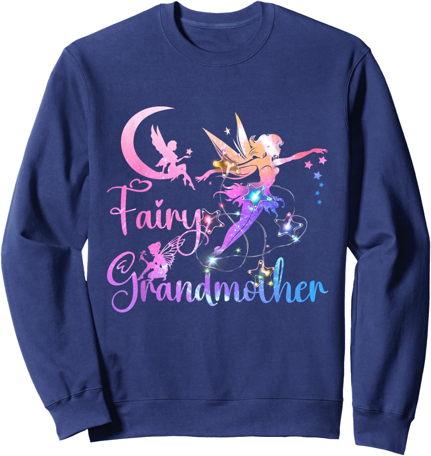 Fairy Grandmother Fairytales Grandma Granny Ever Sweatshirt - Sweatshirt | Navy