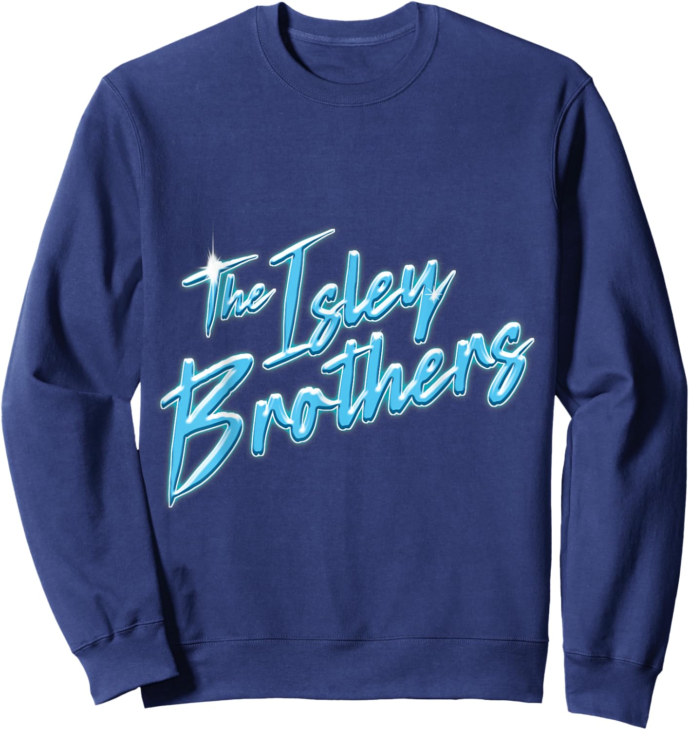 Isley Brothers - Retro Script Sweatshirt - Sweatshirt | Navy