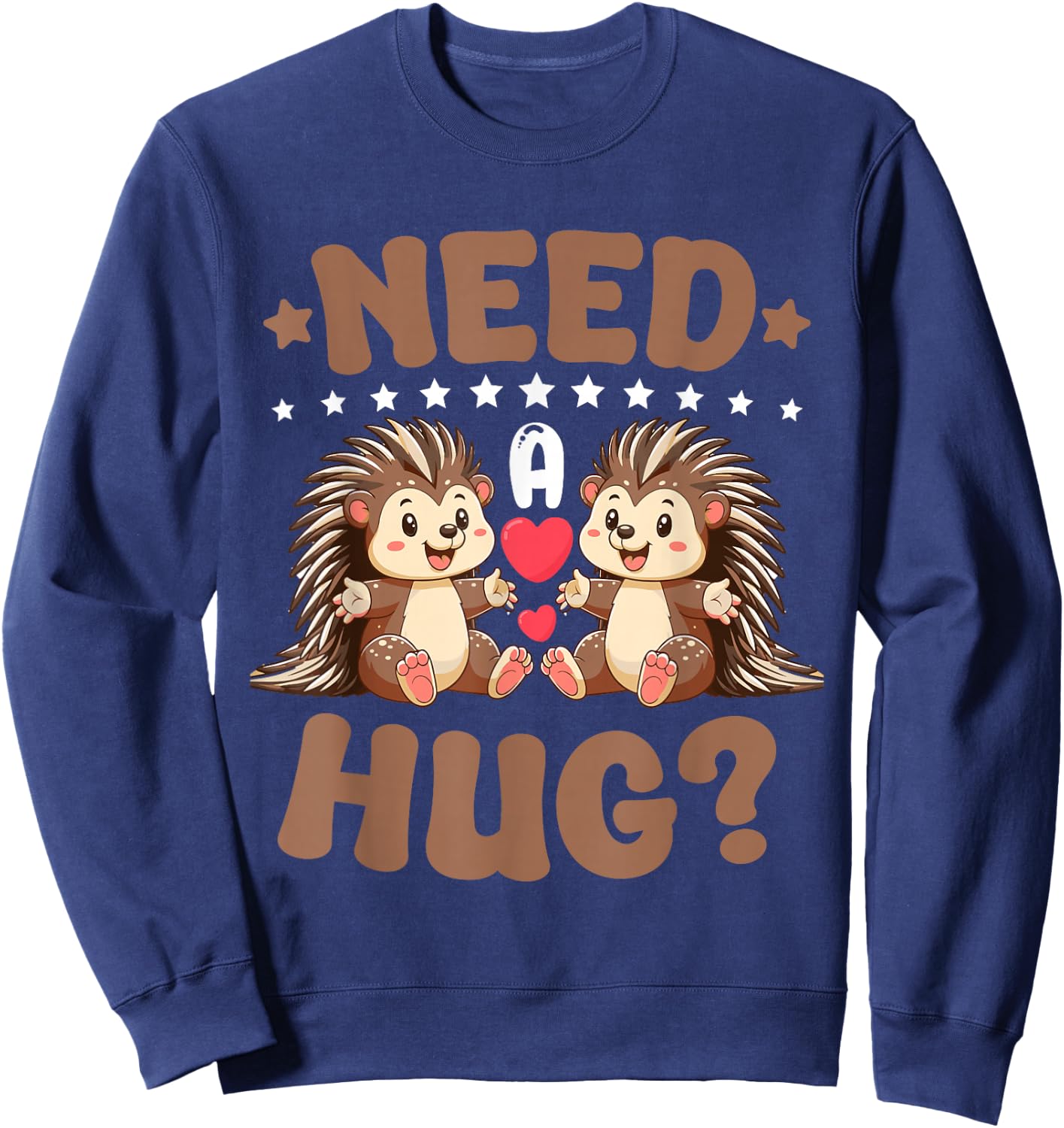 Porcupine Need A Hug Sweatshirt - Sweatshirt | Navy