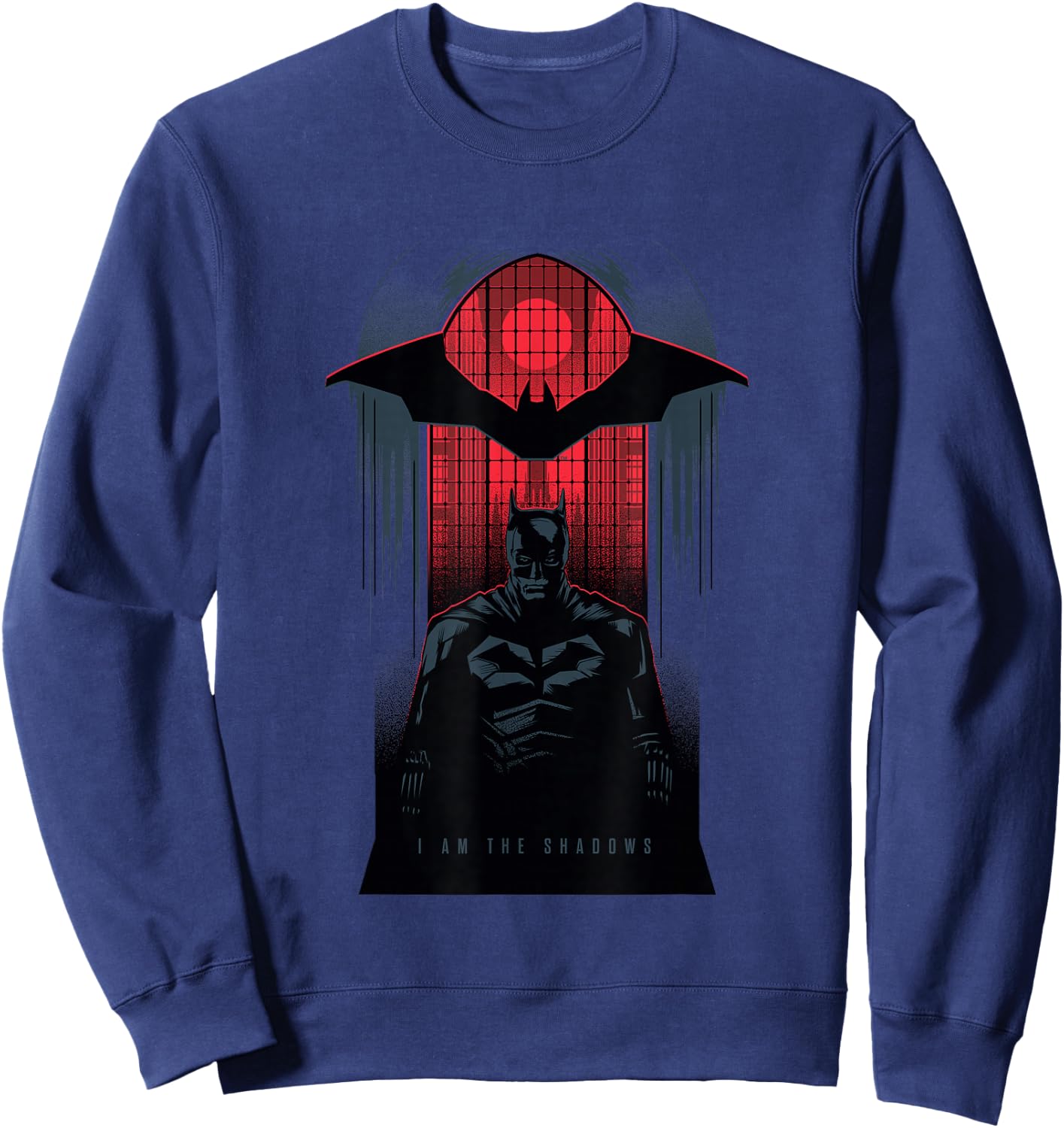 The Batman I Am The Shadows Sweatshirt - Sweatshirt | Navy