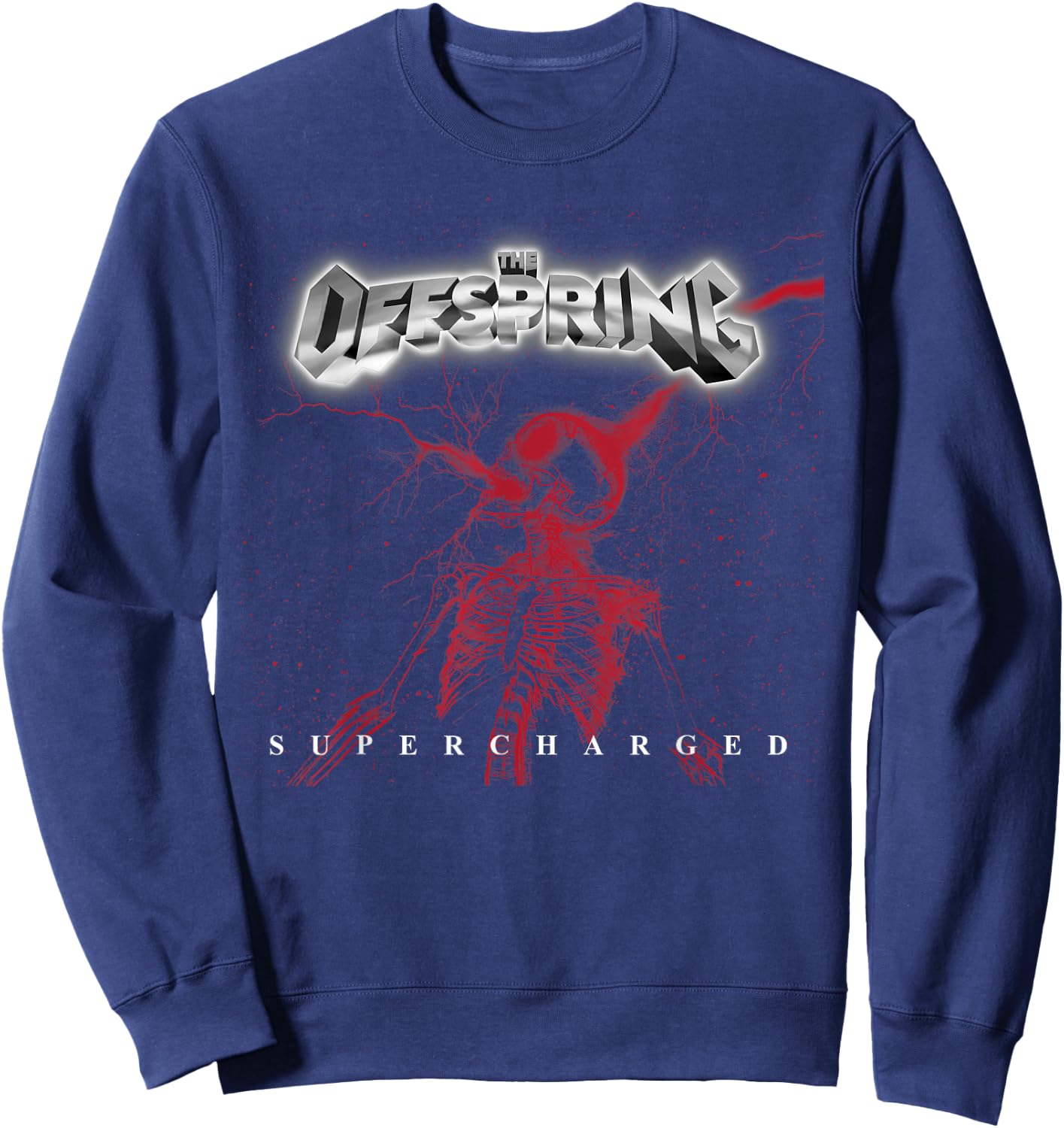 The Offspring Supercharged (Red) Sweatshirt - Sweatshirt | Navy
