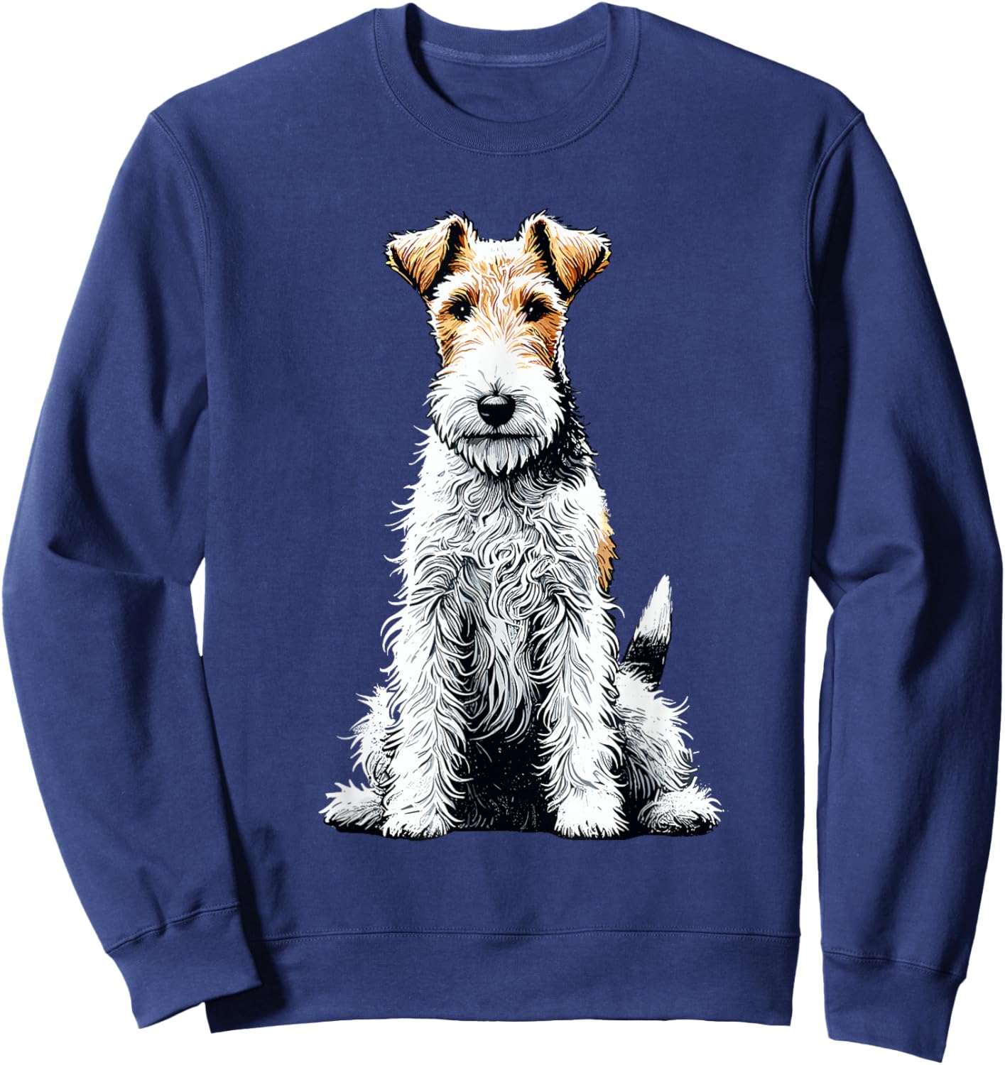 Wire Fox Terrier Sweatshirt - Sweatshirt | Navy