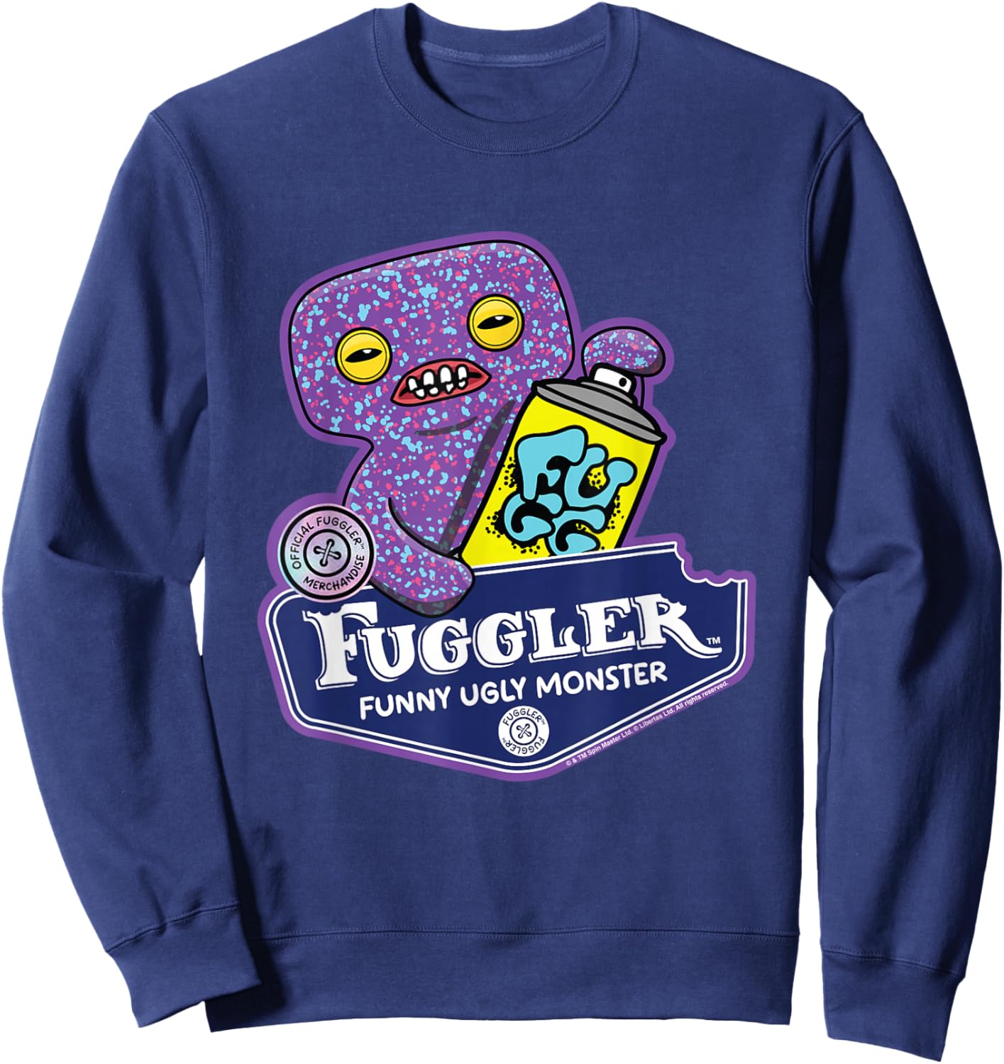 Fuggler Funny Ugly Monsters Squidge Sweatshirt - Sweatshirt | Navy