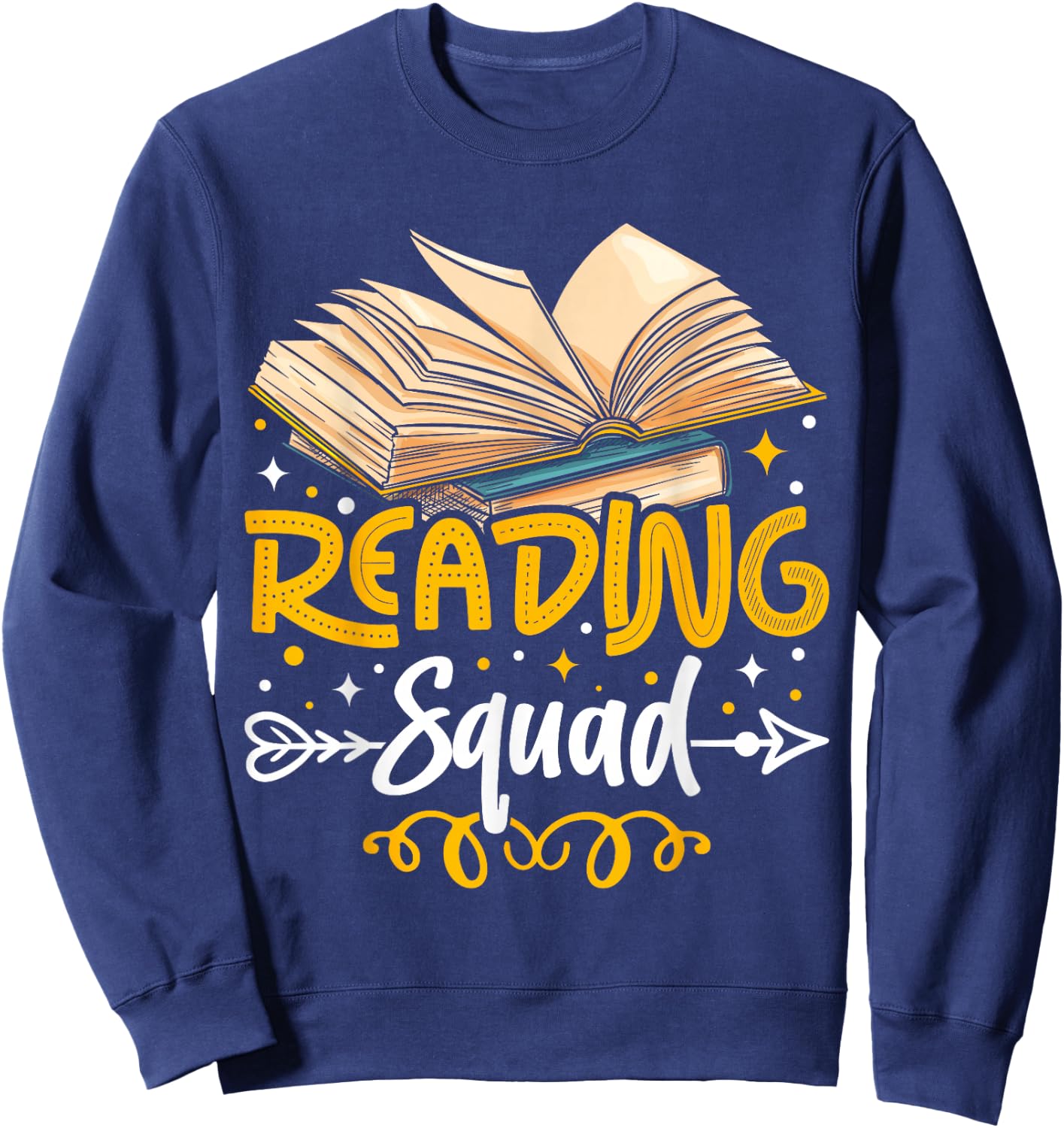 Reading Squad Sweatshirt - Sweatshirt | Navy