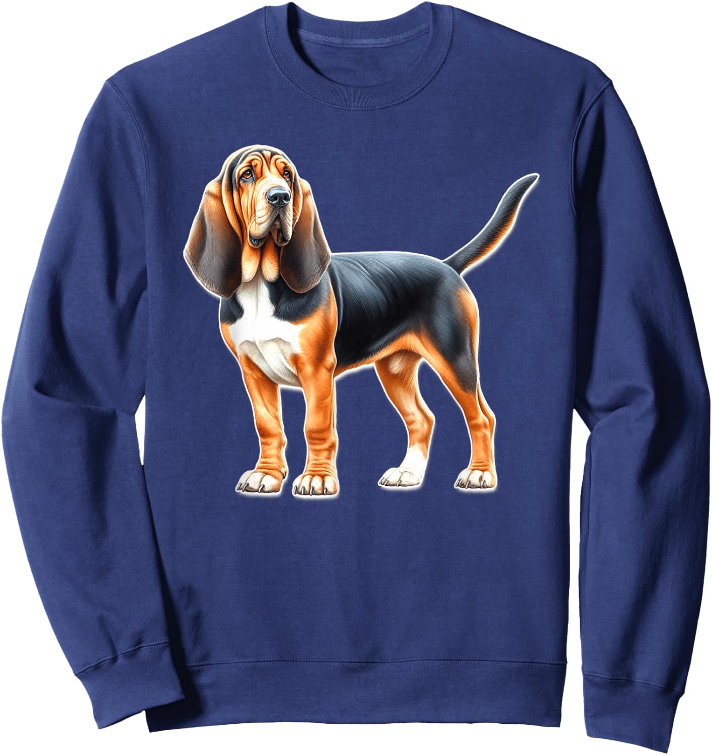 Bloodhound Dog Sweatshirt - Sweatshirt | Navy