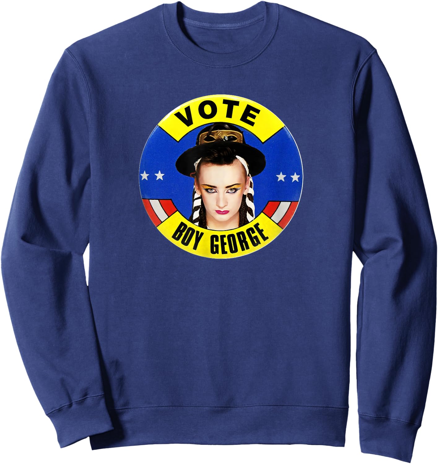 Boy George – Vote Big Sweatshirt - Sweatshirt | Navy