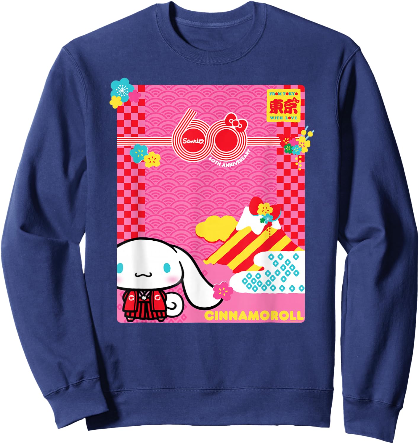 Cinnamoroll Sanrio 60th Sweatshirt - Sweatshirt | Navy