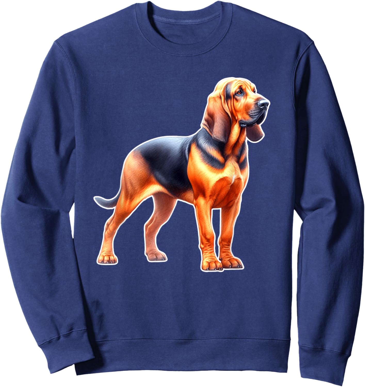 Bloodhound Dog Sweatshirt - Sweatshirt | Navy