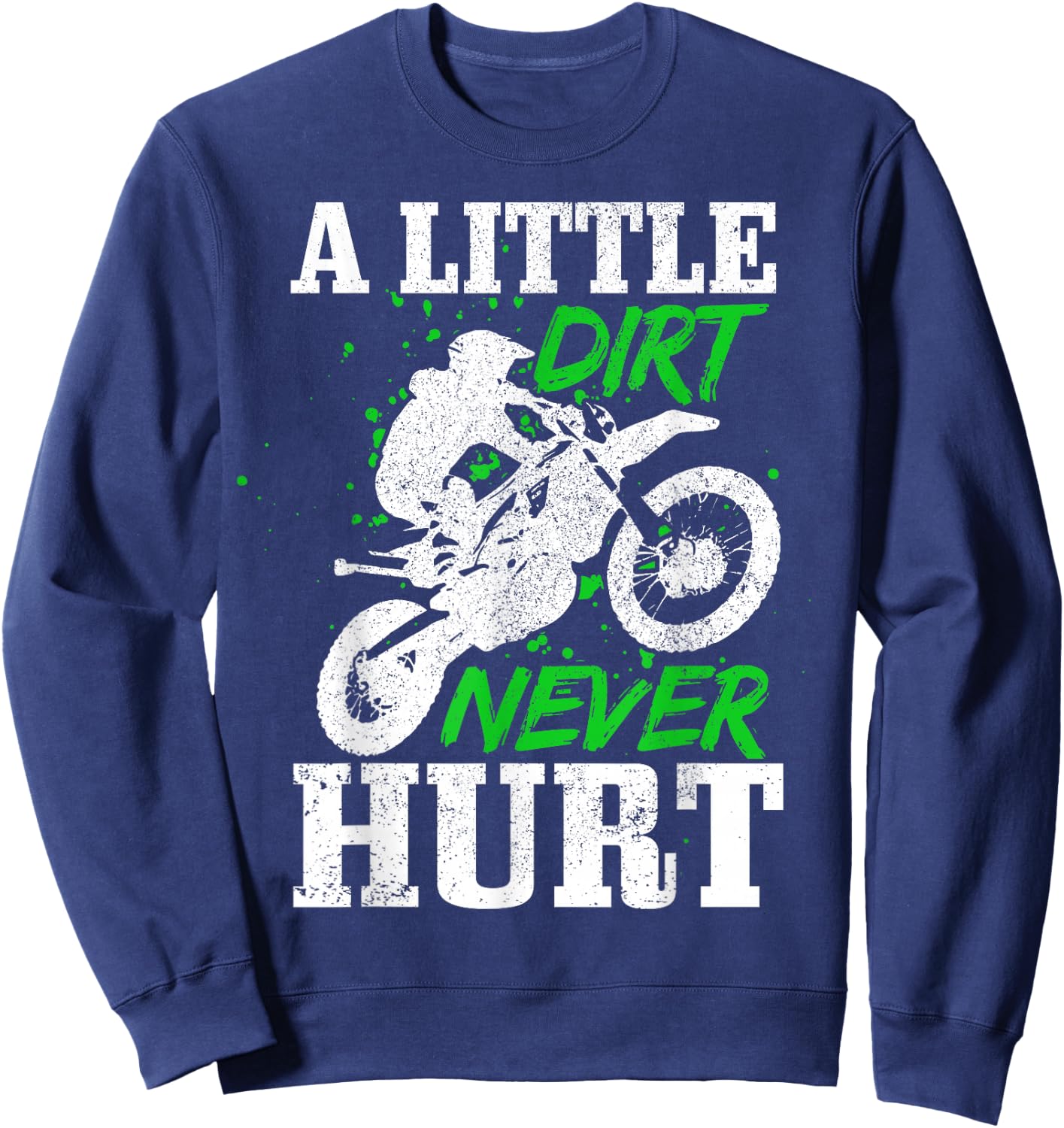 Motocross Dirt Bike MX Racing Biker Sweatshirt - Sweatshirt | Navy