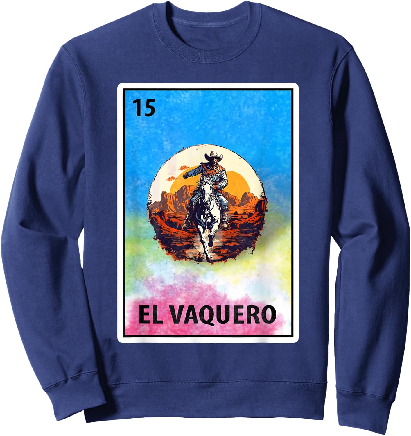 Mexican Bingo El Vaquero Sweatshirt - Sweatshirt | Navy