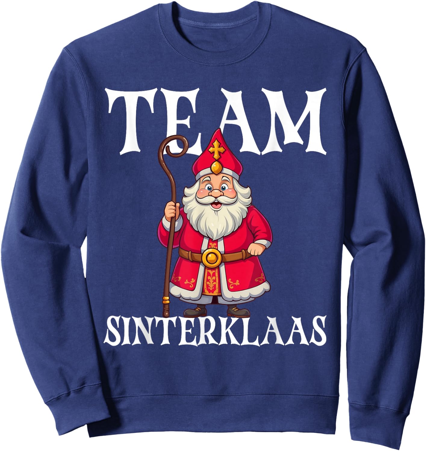 Team Sinterklaas Dutch Christmas Santa Sinterklaas Sweatshirt - Sweatshirt | Navy