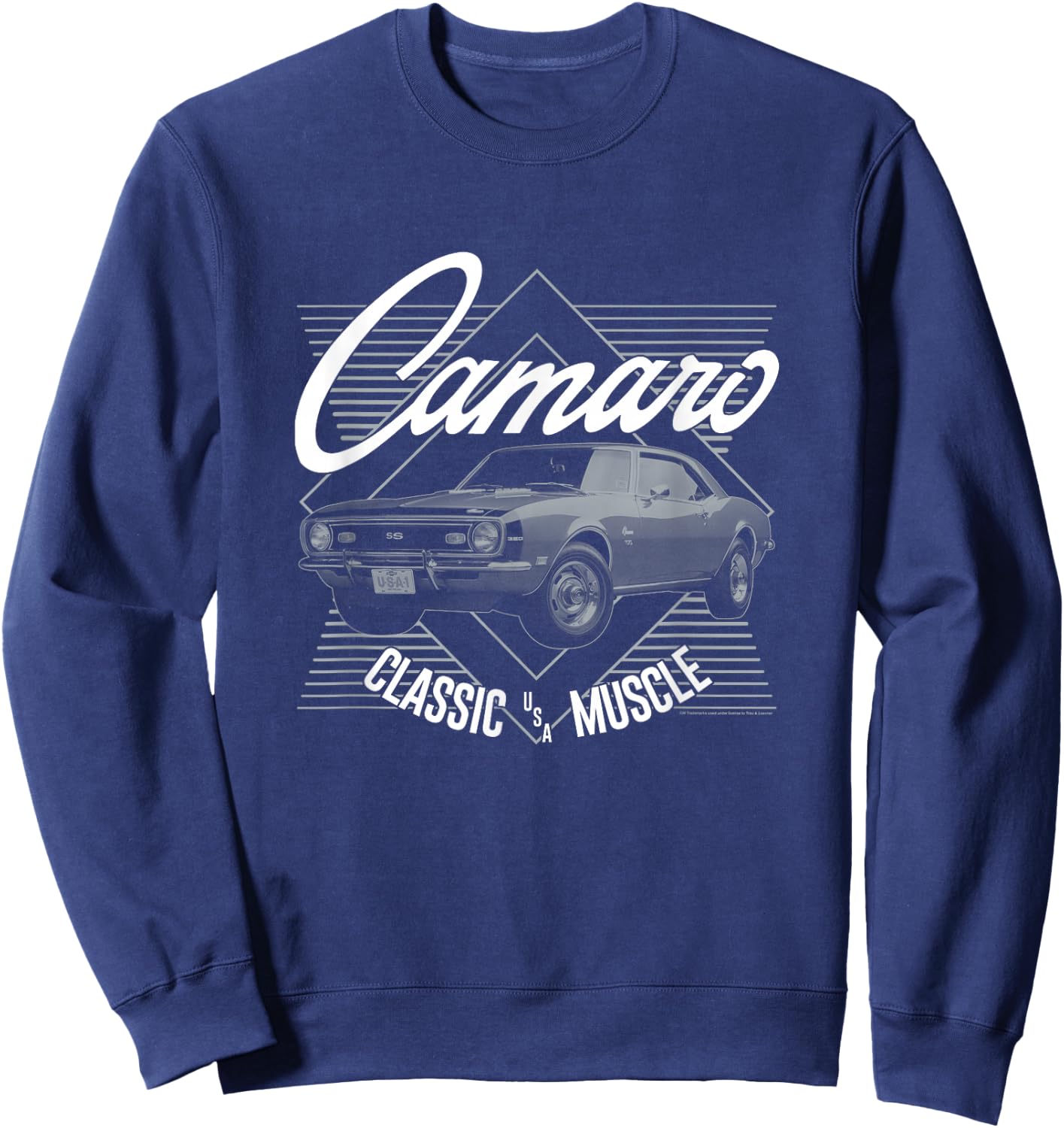 Chevrolet Camaro Classic Muscle USA | #33257 Sweatshirt - Sweatshirt | Navy