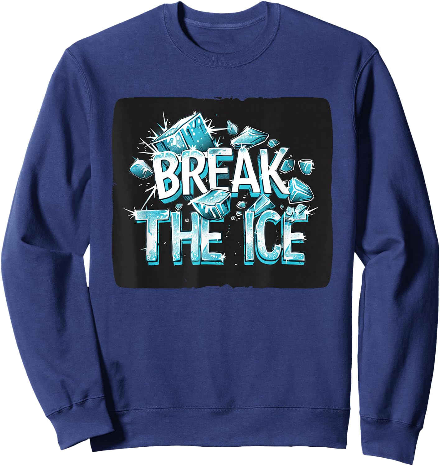 Funny Conversation icebreaker Costume Sweatshirt - Sweatshirt | Navy