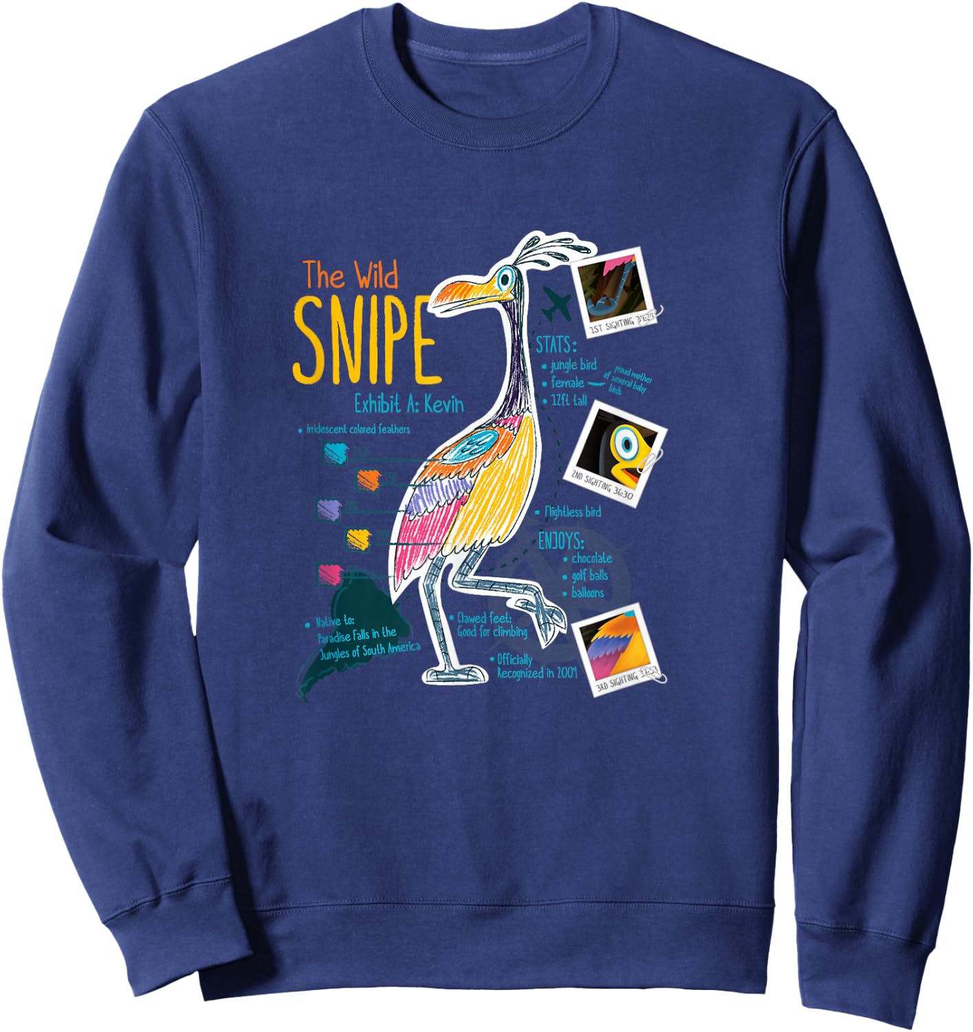Disney and Pixar’s Up Kevin The Wild Snipe Sweatshirt - Sweatshirt | Navy