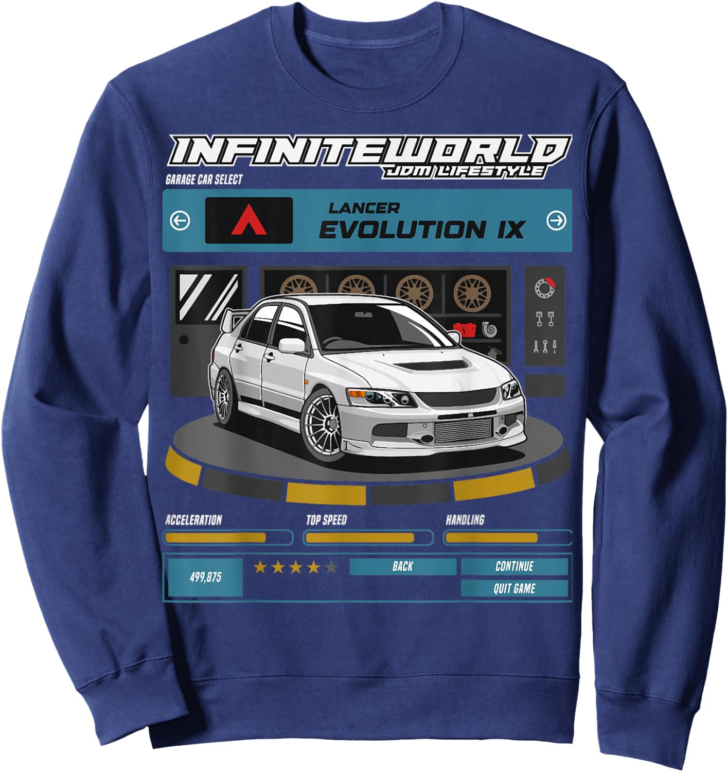 Evo9 IX Sweatshirt - Sweatshirt | Navy