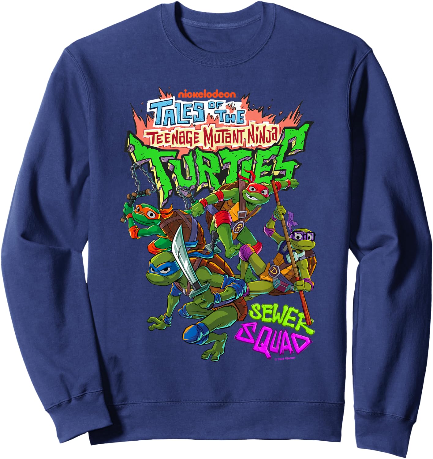Tales of the Teenage Mutant Ninja Turtles Sewer Squad Sweatshirt - Sweatshirt | Navy