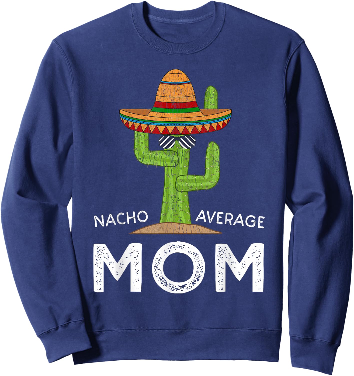 Fun Hilarious Mom Joke | Funny Saying Mom Humor Sweatshirt - Sweatshirt | Navy