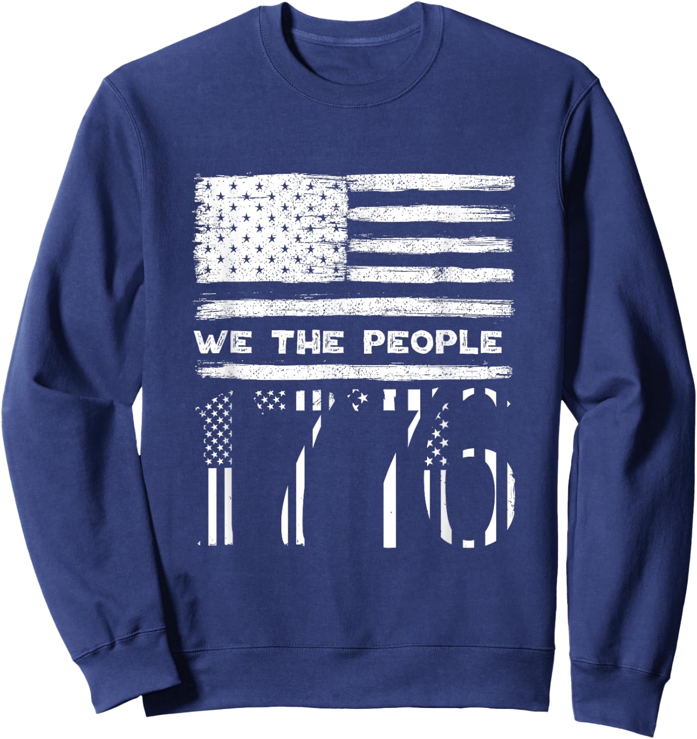 Fourth of July We the People 1776 Shirt USA Constitution Sweatshirt - Sweatshirt | Navy