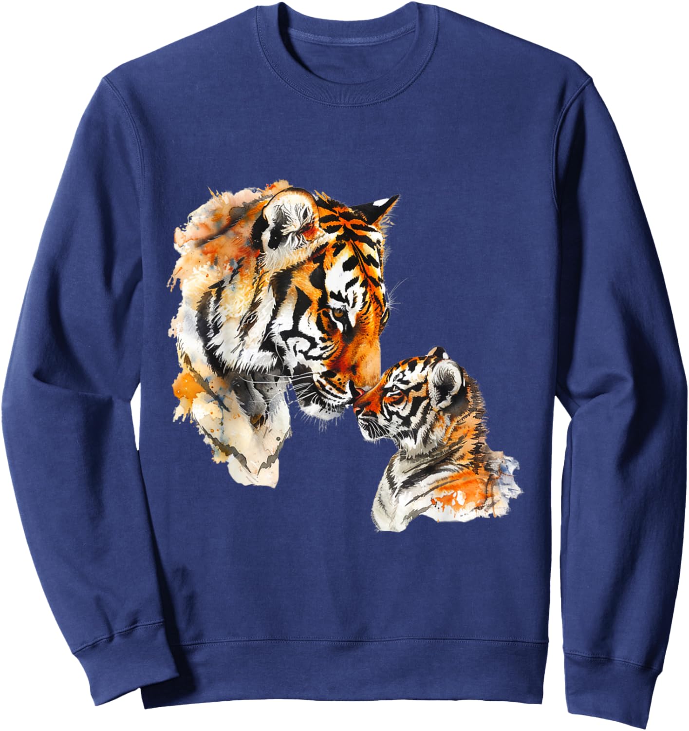 Mama Tiger New Mom Mommy For Mothers Day Sweatshirt - Sweatshirt | Navy