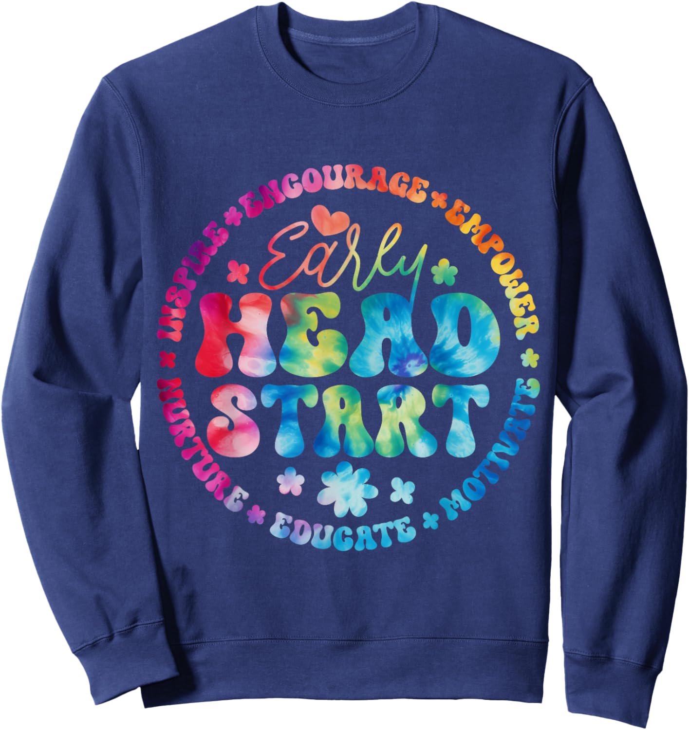 Early Head Start Squad Homeschool Teacher Headstart Women Girls Kids Sweatshirt - Sweatshirt | Navy