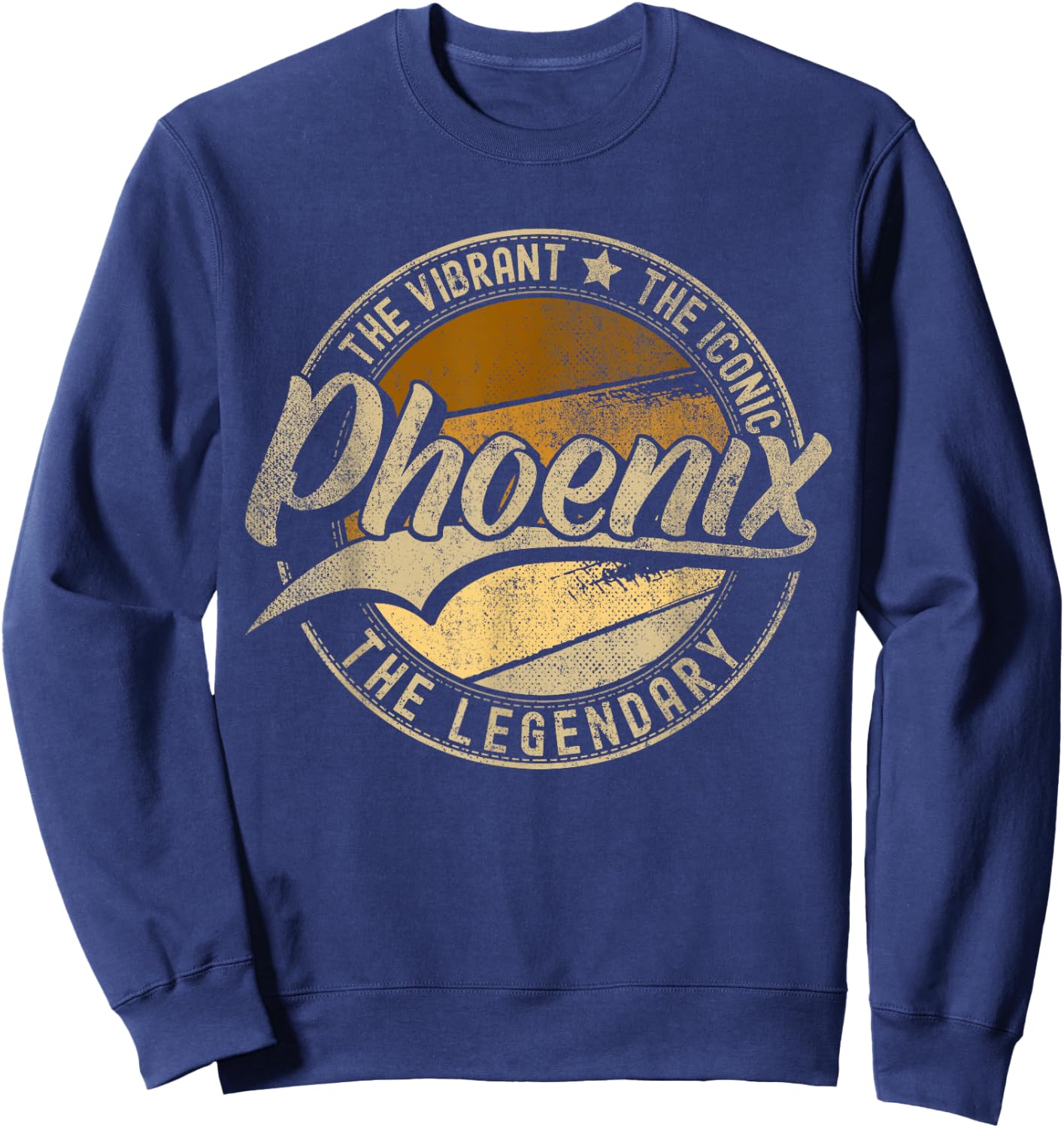 Phoenix AZ | Arizona | Vintage Distressed Sweatshirt - Sweatshirt | Navy