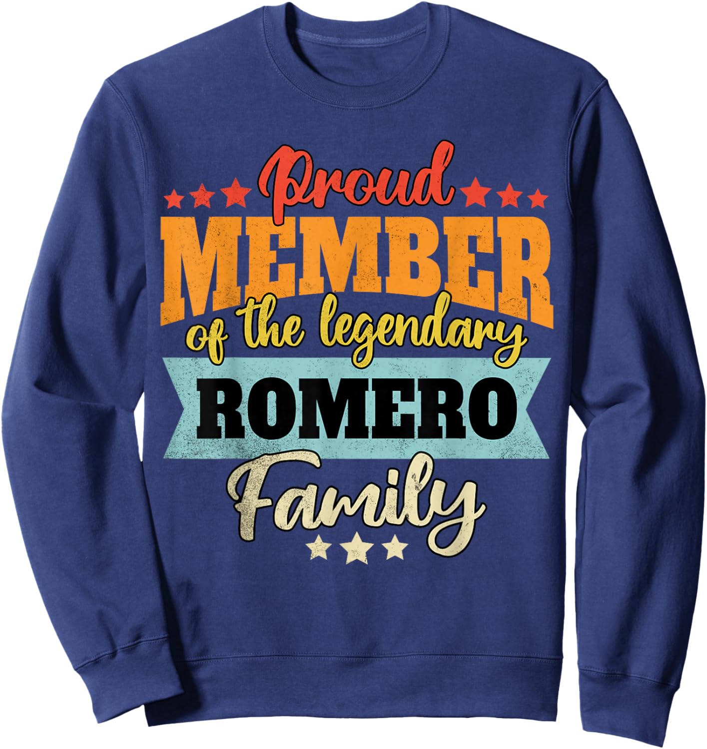Romero surname Romero Sweatshirt - Sweatshirt | Navy