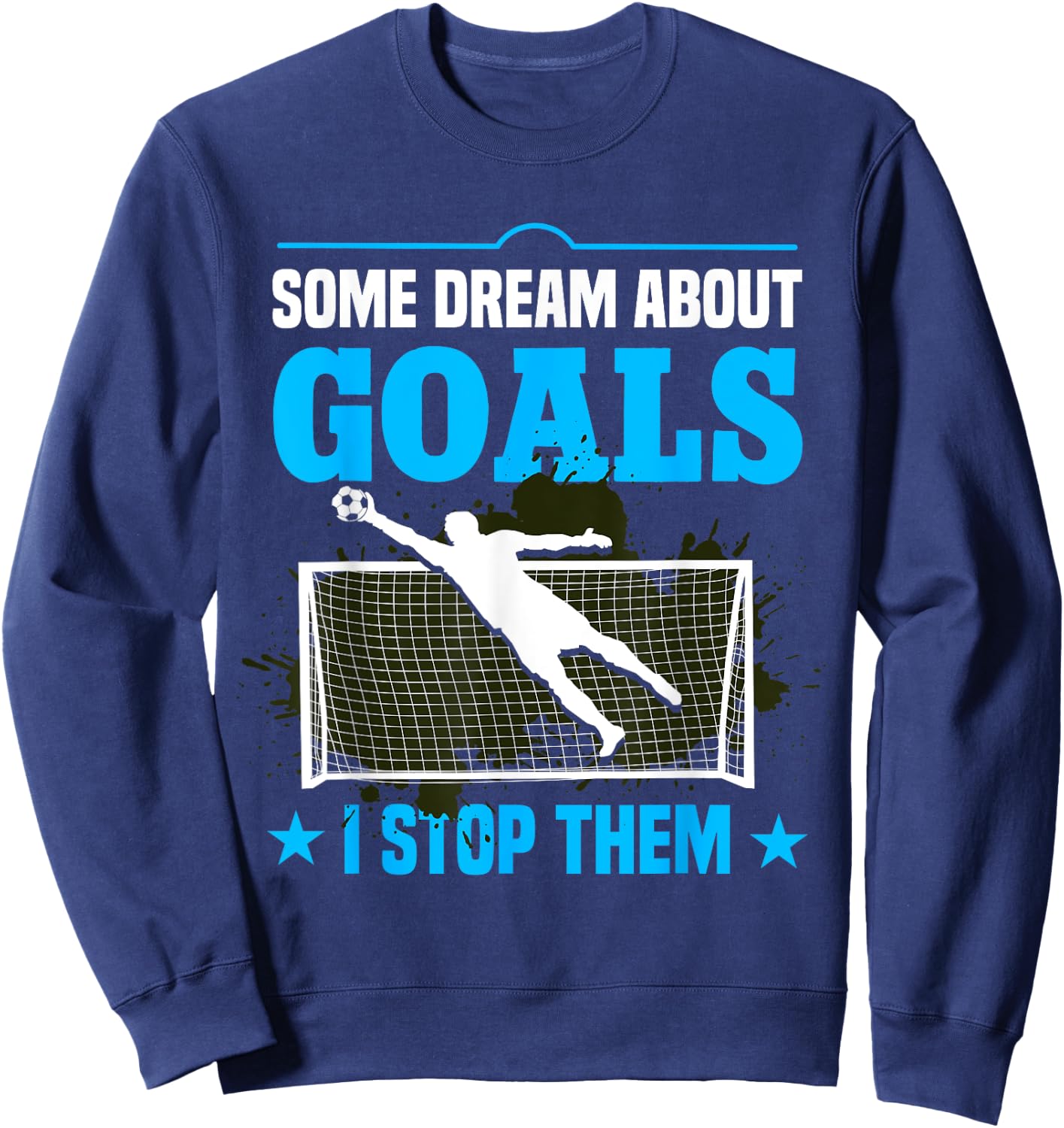 Goaltender Soccer Goalie Kids Sweatshirt - Sweatshirt | Navy