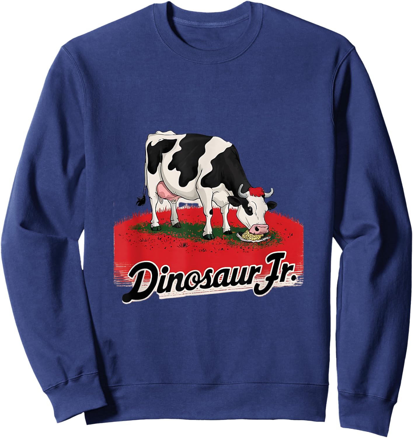 Dinosaur Jr. Funny Cow Sweatshirt - Sweatshirt | Navy