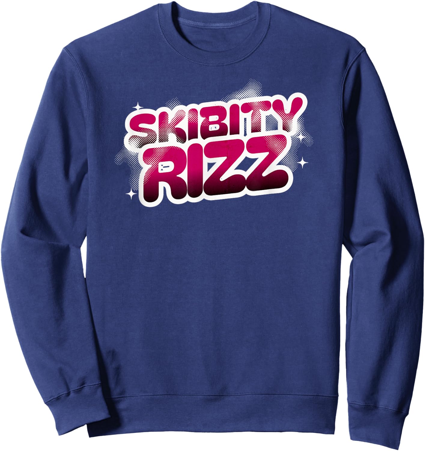 Skibity Rizz , Small Sweatshirt - Sweatshirt | Navy