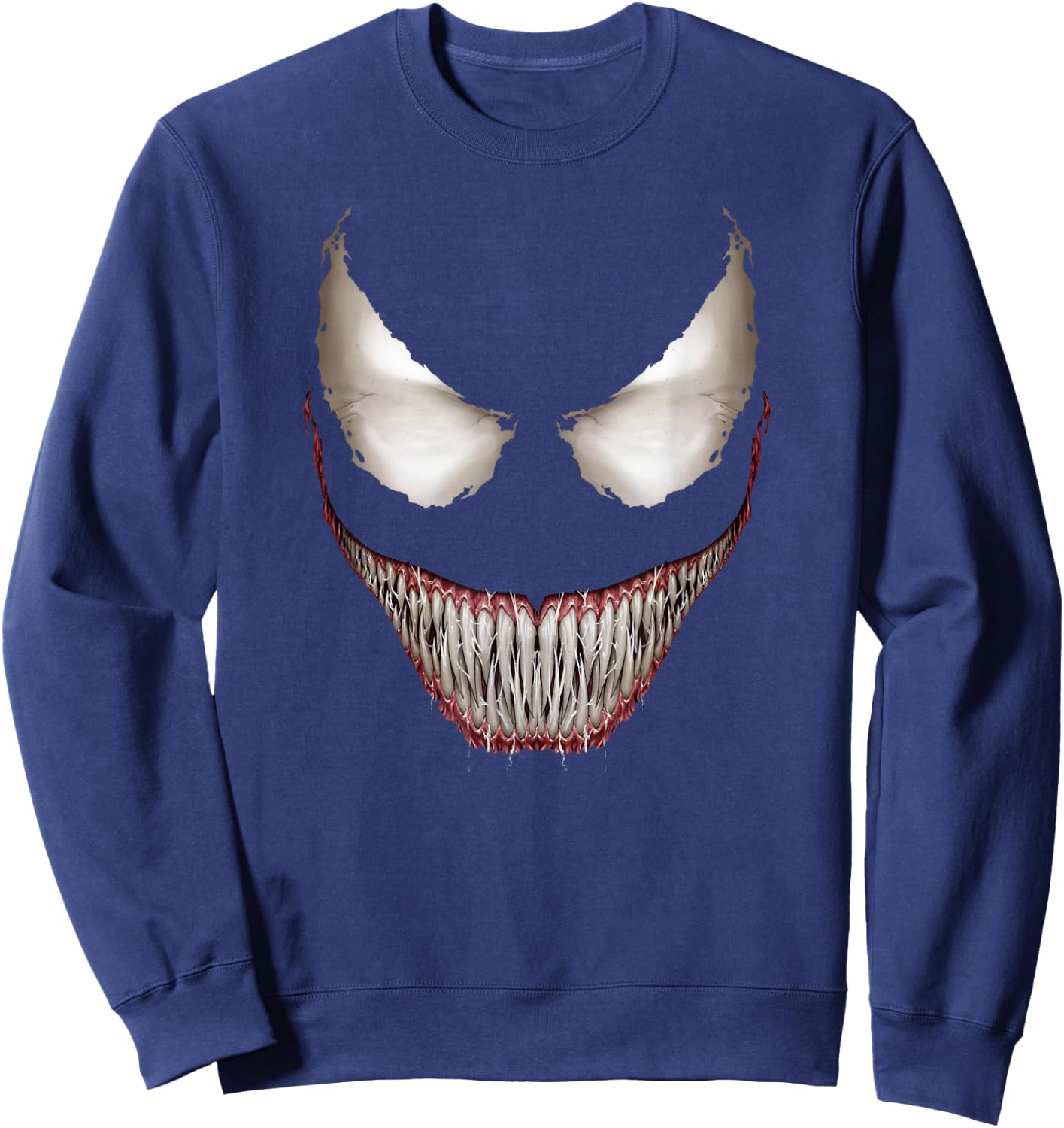 Marvel Halloween Venom Big Face Grin Costume Sweatshirt - Sweatshirt | Navy