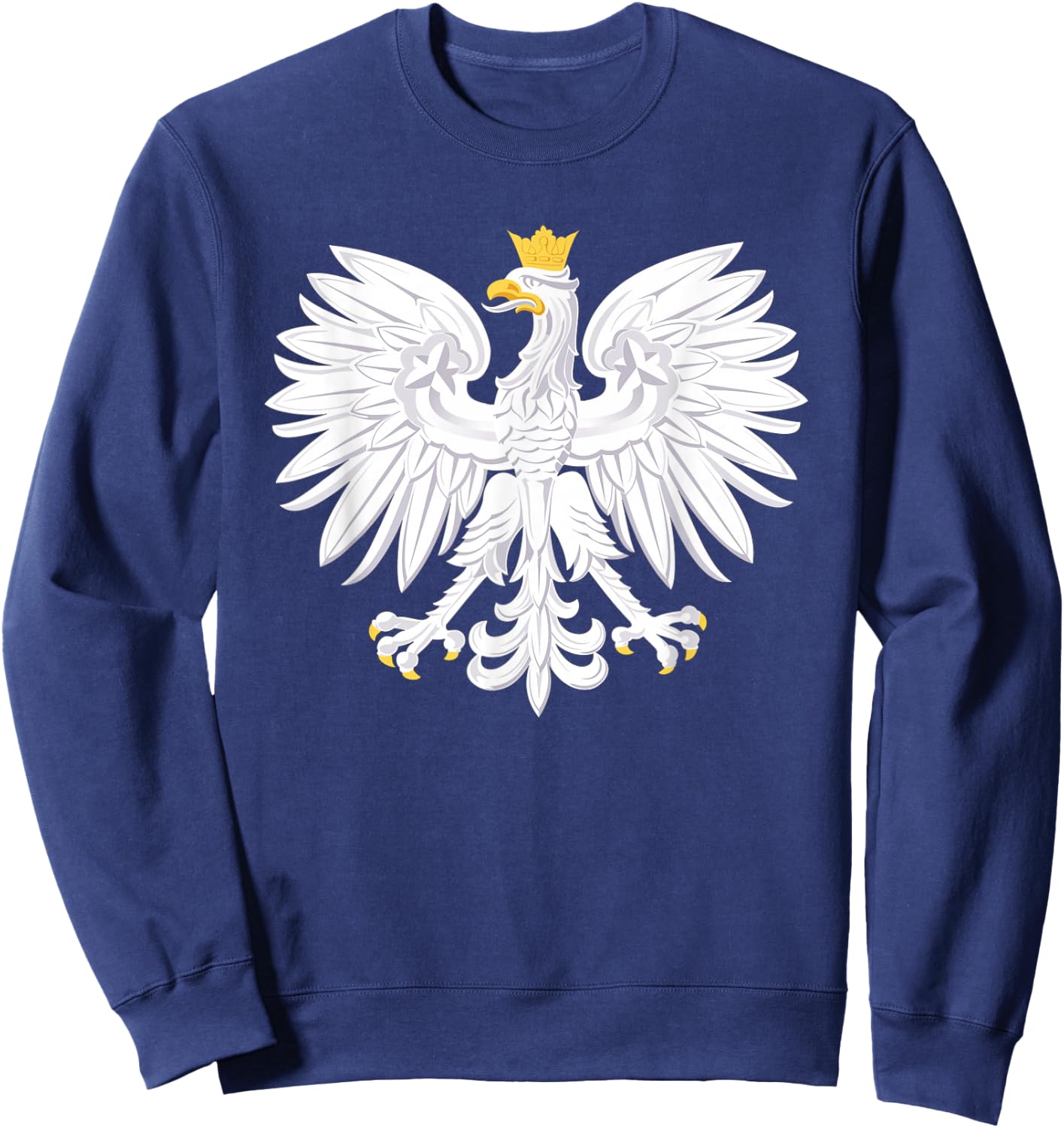 Polish Eagle Poland Coat of Arms Polska Sweatshirt - Sweatshirt | Navy