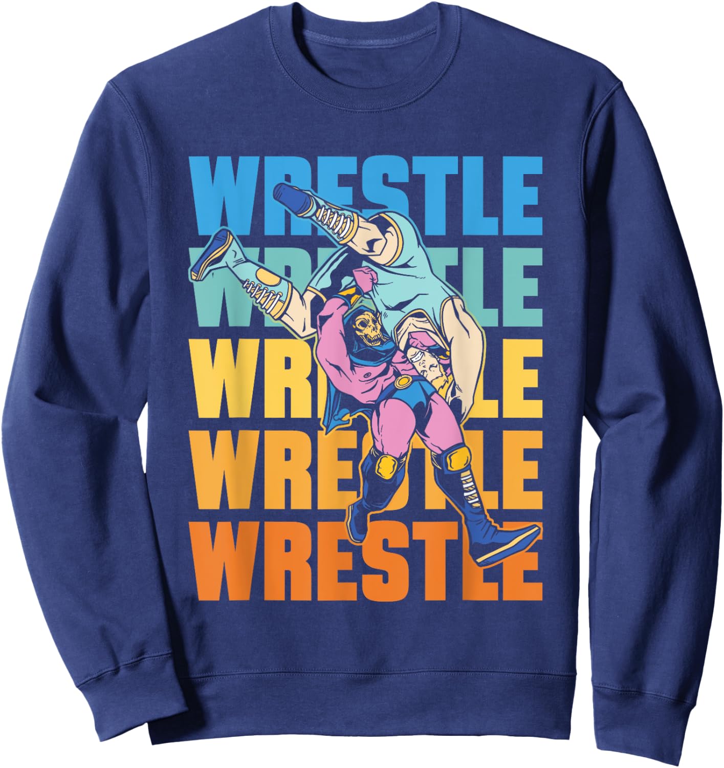 Wrestle Sport Wrestler Wrestlers Wrestling Sweatshirt - Sweatshirt | Navy