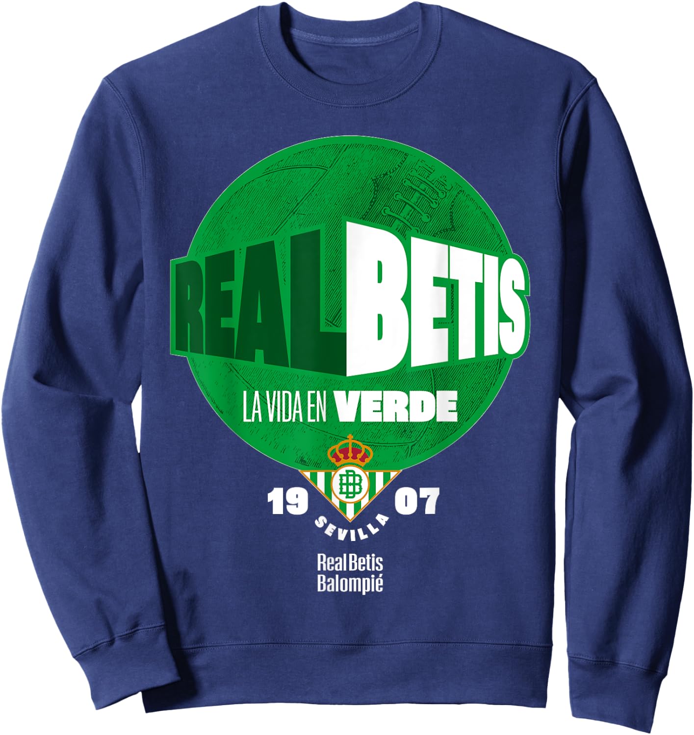 Real Betis sports exclusive collection. Sweatshirt - Sweatshirt | Navy