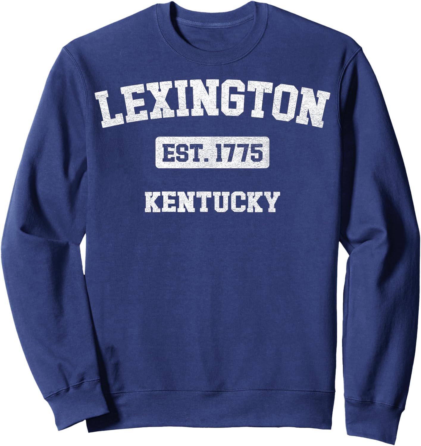 Vintage Lexington Kentucky KY Est. 1775 Souvenir Sweatshirt - Sweatshirt | Navy