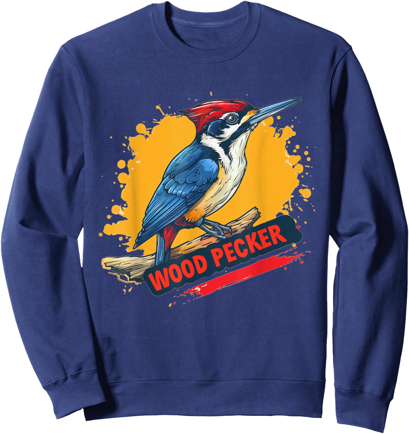 Pretty Woodpecker Bird Costume for Man and Woman Sweatshirt - Sweatshirt | Navy