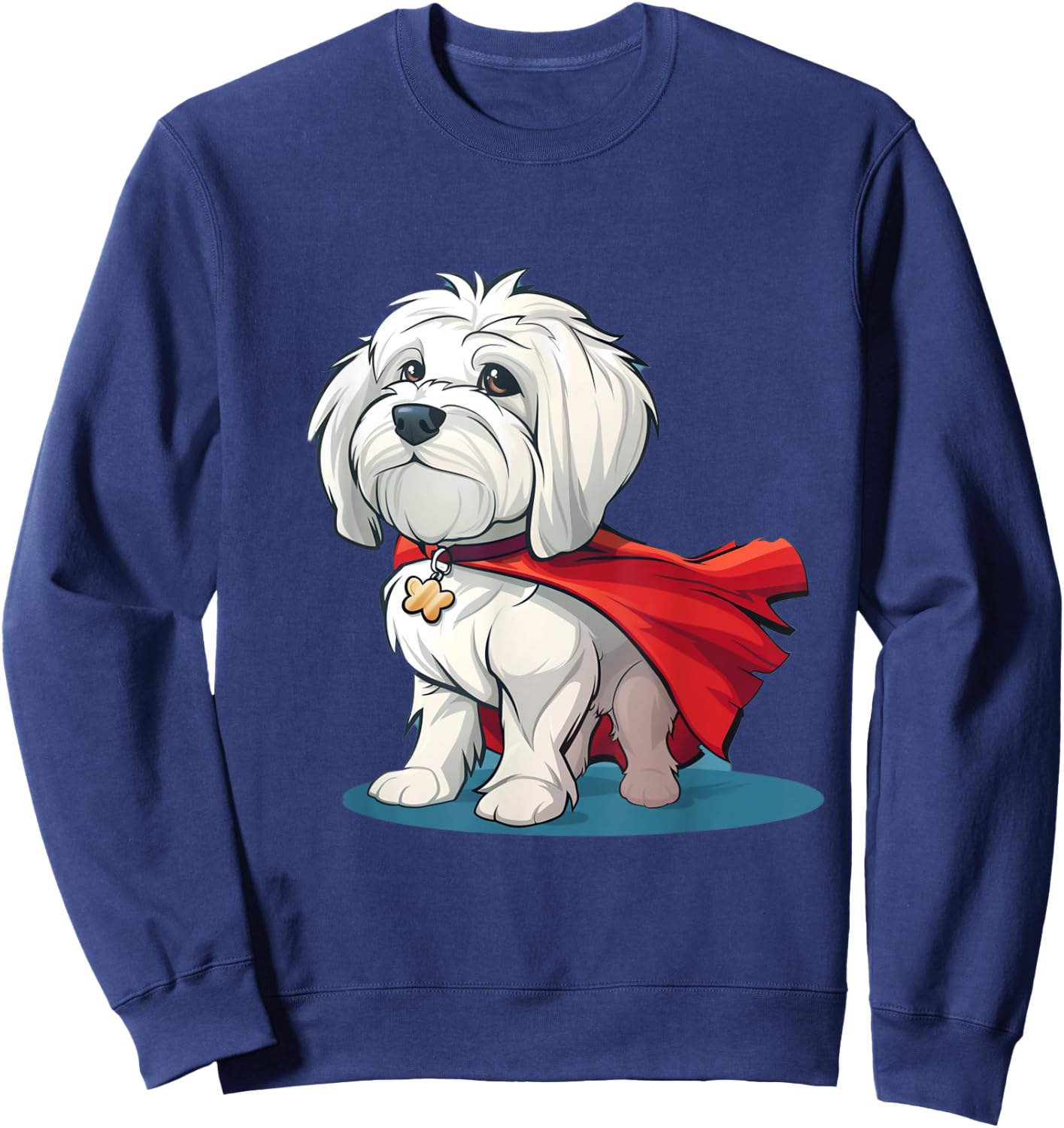 Coton de Tulear Dog - Coton de Tulear Women Kids Sweatshirt - Sweatshirt | Navy