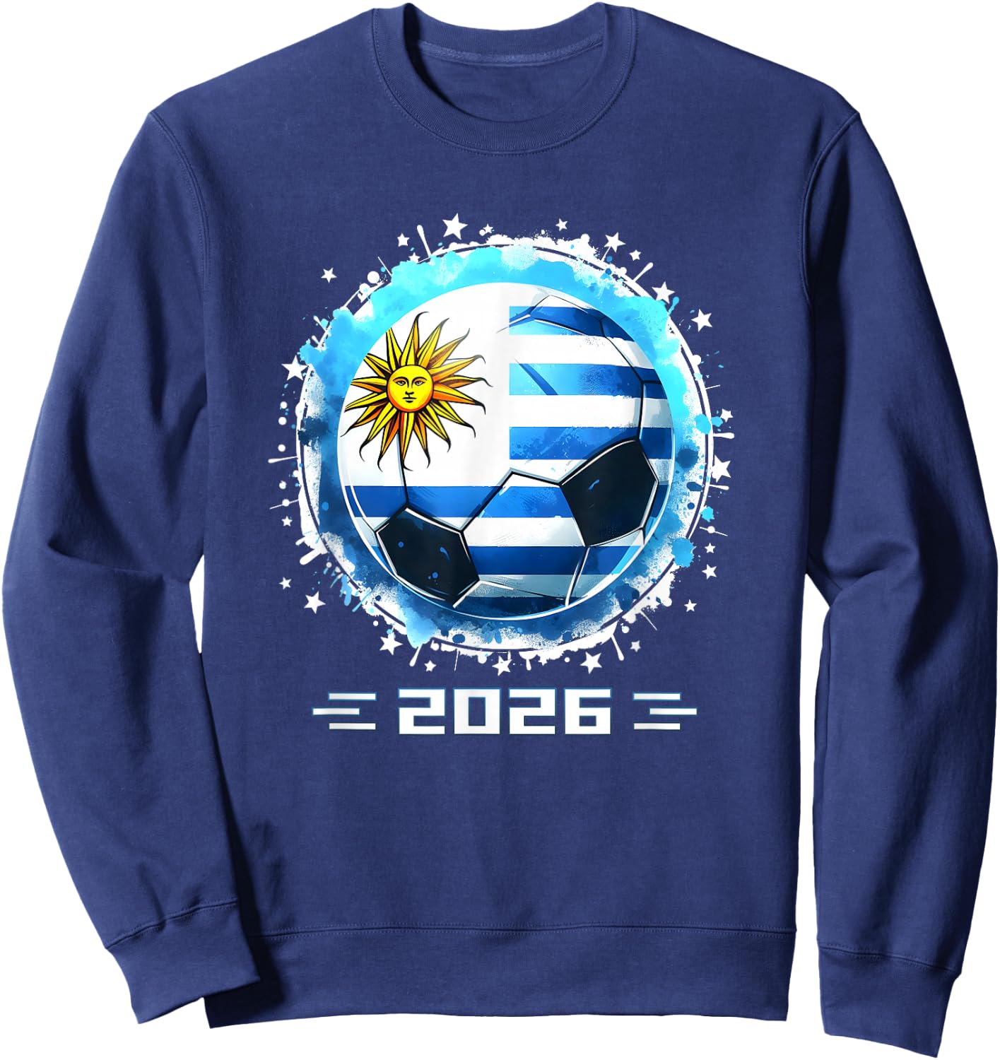 Uruguay Player Boys Kids Men Youth Teens Uruguay 2026 Sweatshirt - Sweatshirt | Navy