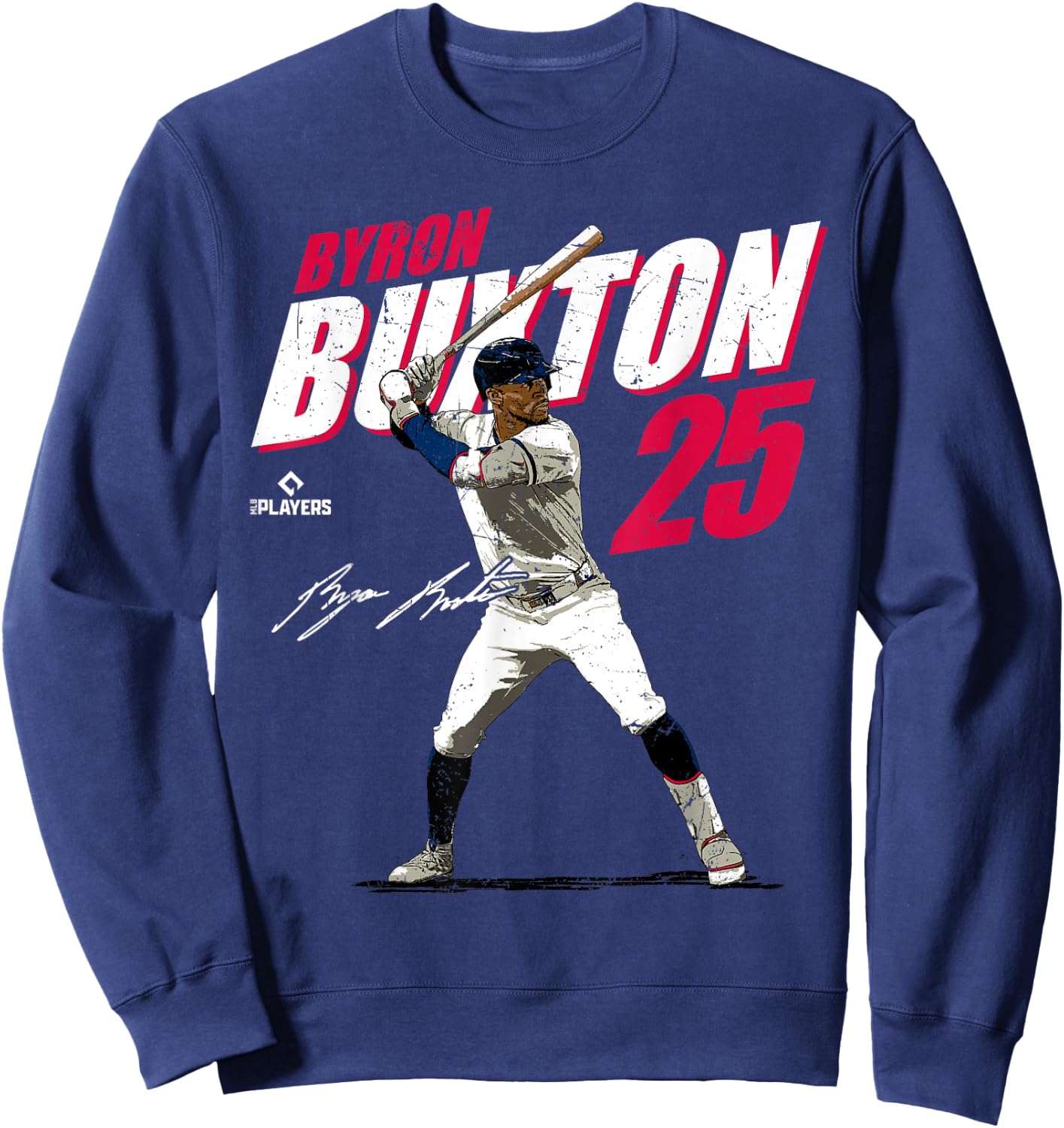 Byron Buxton | Minnesota Baseball Players | MLBBBN3001 Sweatshirt - Sweatshirt | Navy
