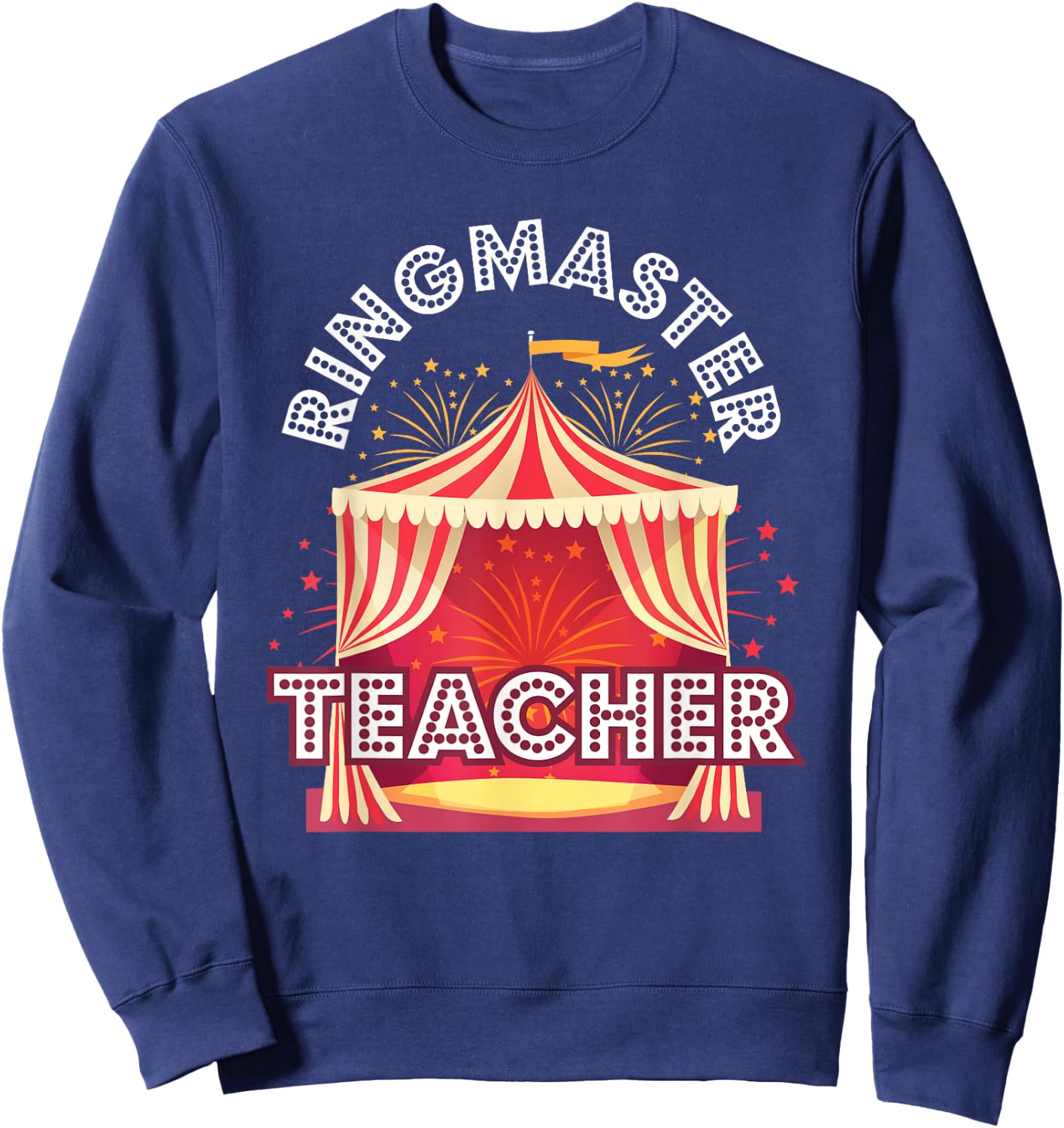 Ringmaster Teacher Circus Carnival Birthday Party Women Kids Sweatshirt - Sweatshirt | Navy