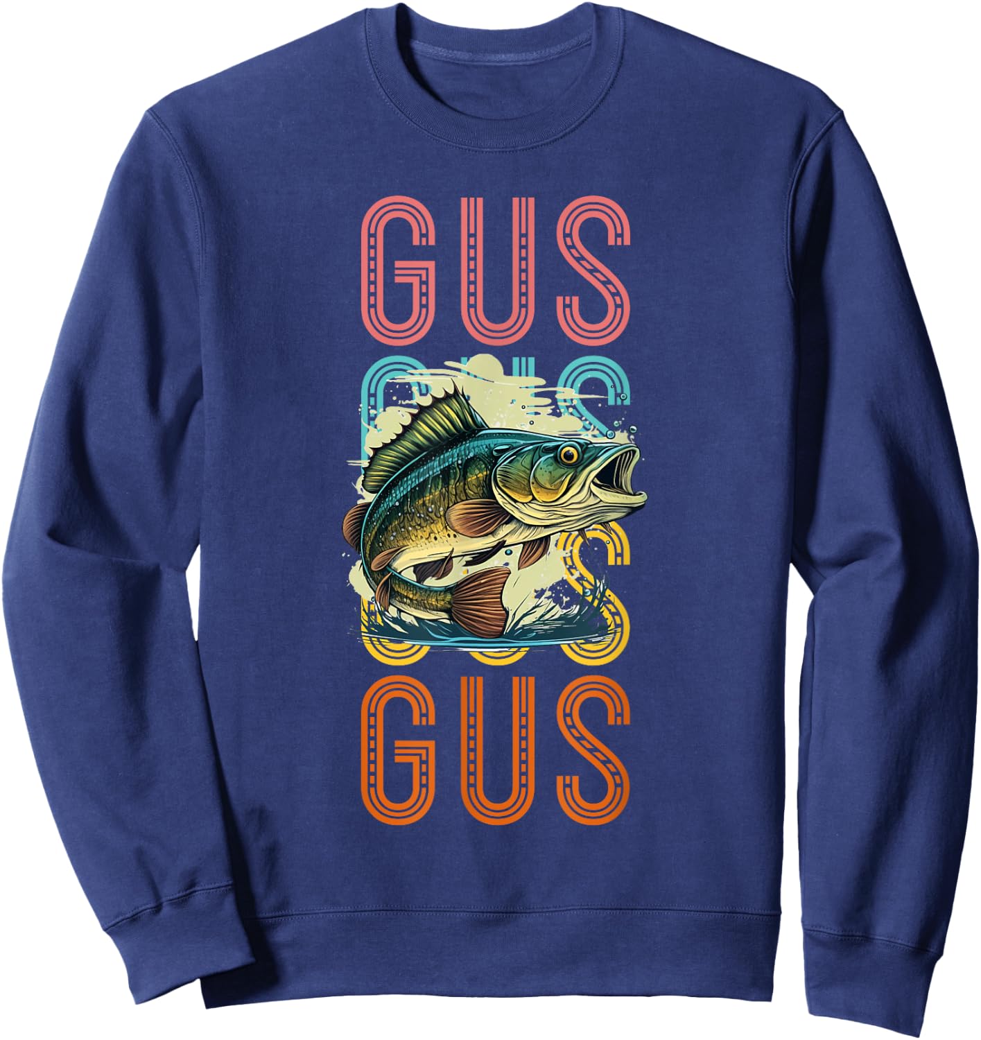 Gus Custom Fishing Hobbyist Sweatshirt - Sweatshirt | Navy