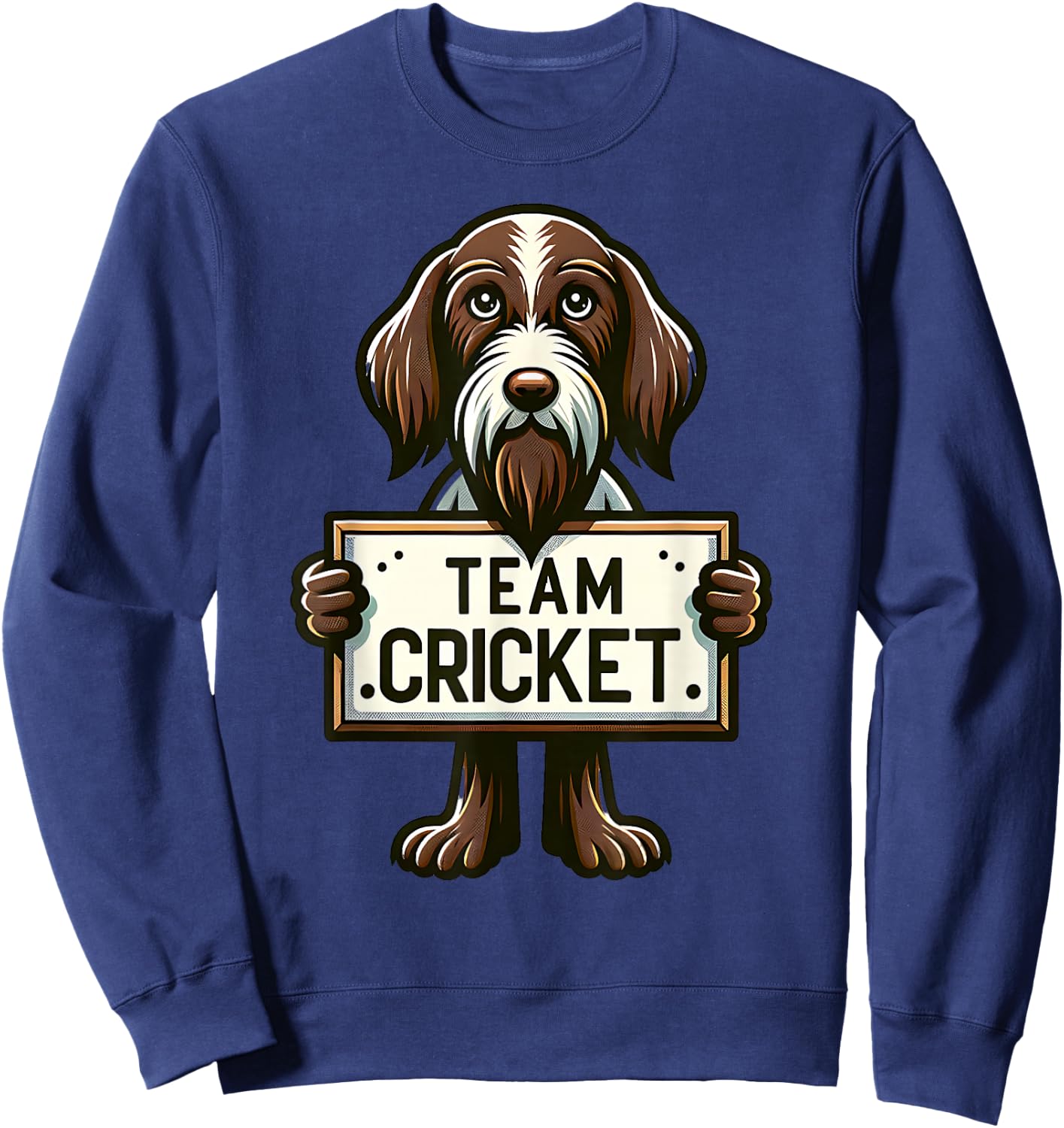 Team Cricket, Justice for Cricket, Dog Lover, Hunting Dog Sweatshirt - Sweatshirt | Navy