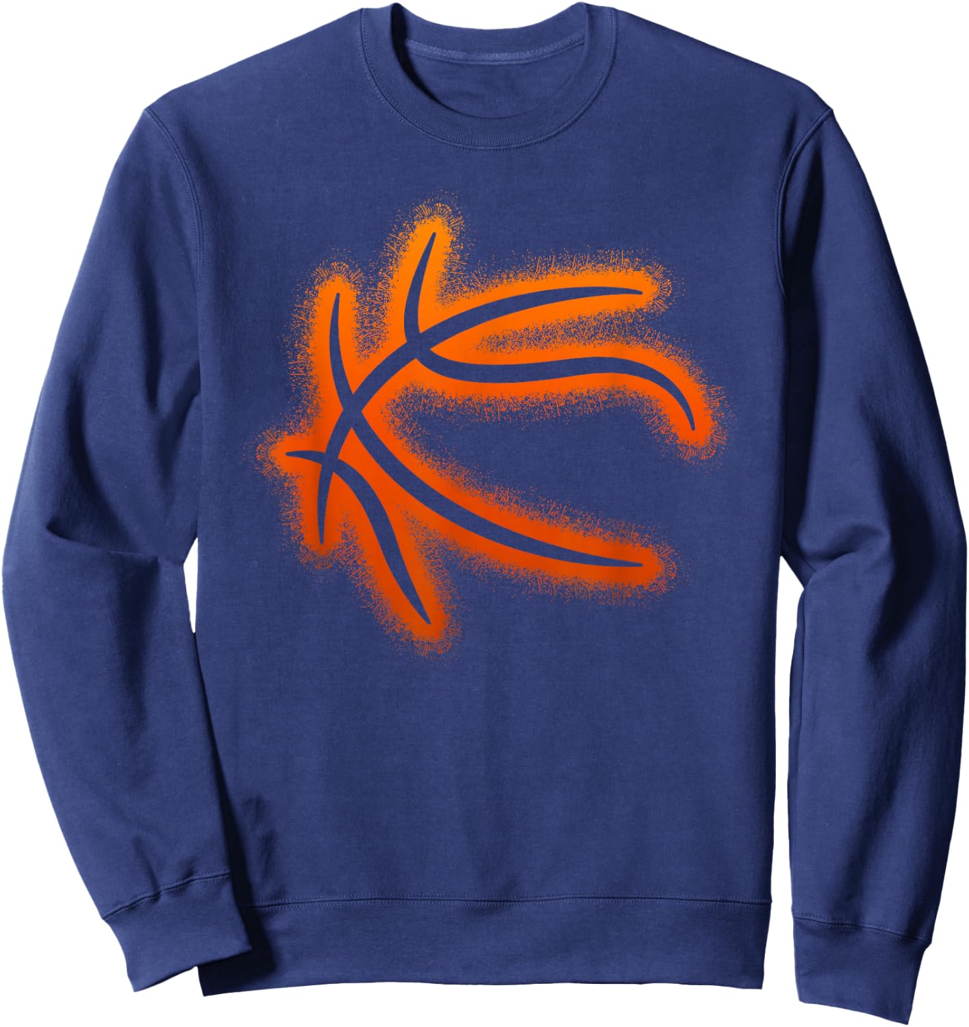 Dunking Basketball Player Men Basketball Boys Sweatshirt - Sweatshirt | Navy