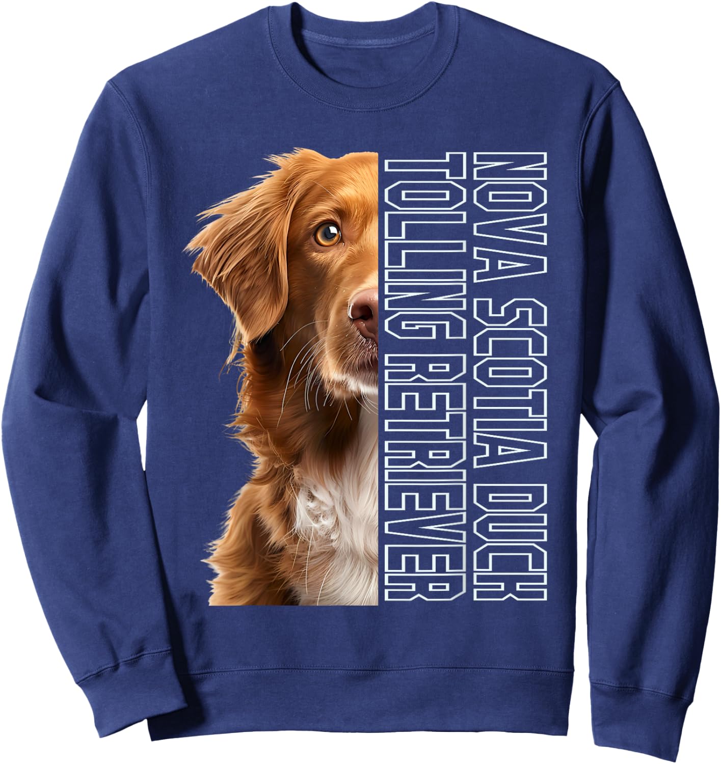 Nova Scotia Duck Tolling Retriever Sweatshirt - Sweatshirt | Navy
