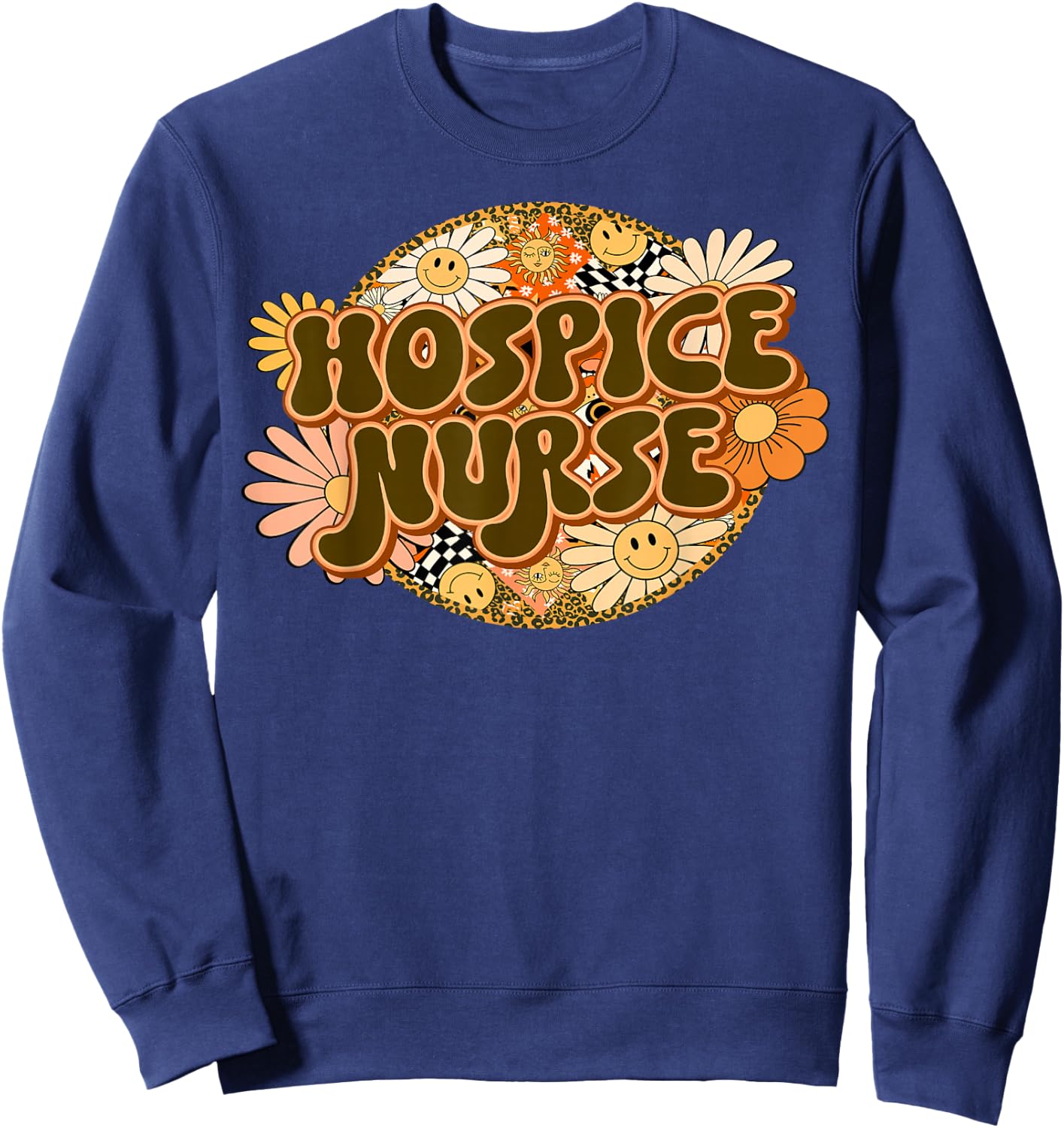New Hospice Social Worker Nursing Aide Hospice Nurse Week Sweatshirt - Sweatshirt | Navy