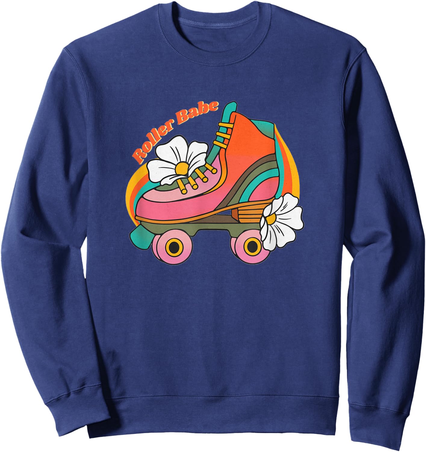 "Roller Babe" Sweatshirt - Sweatshirt | Navy