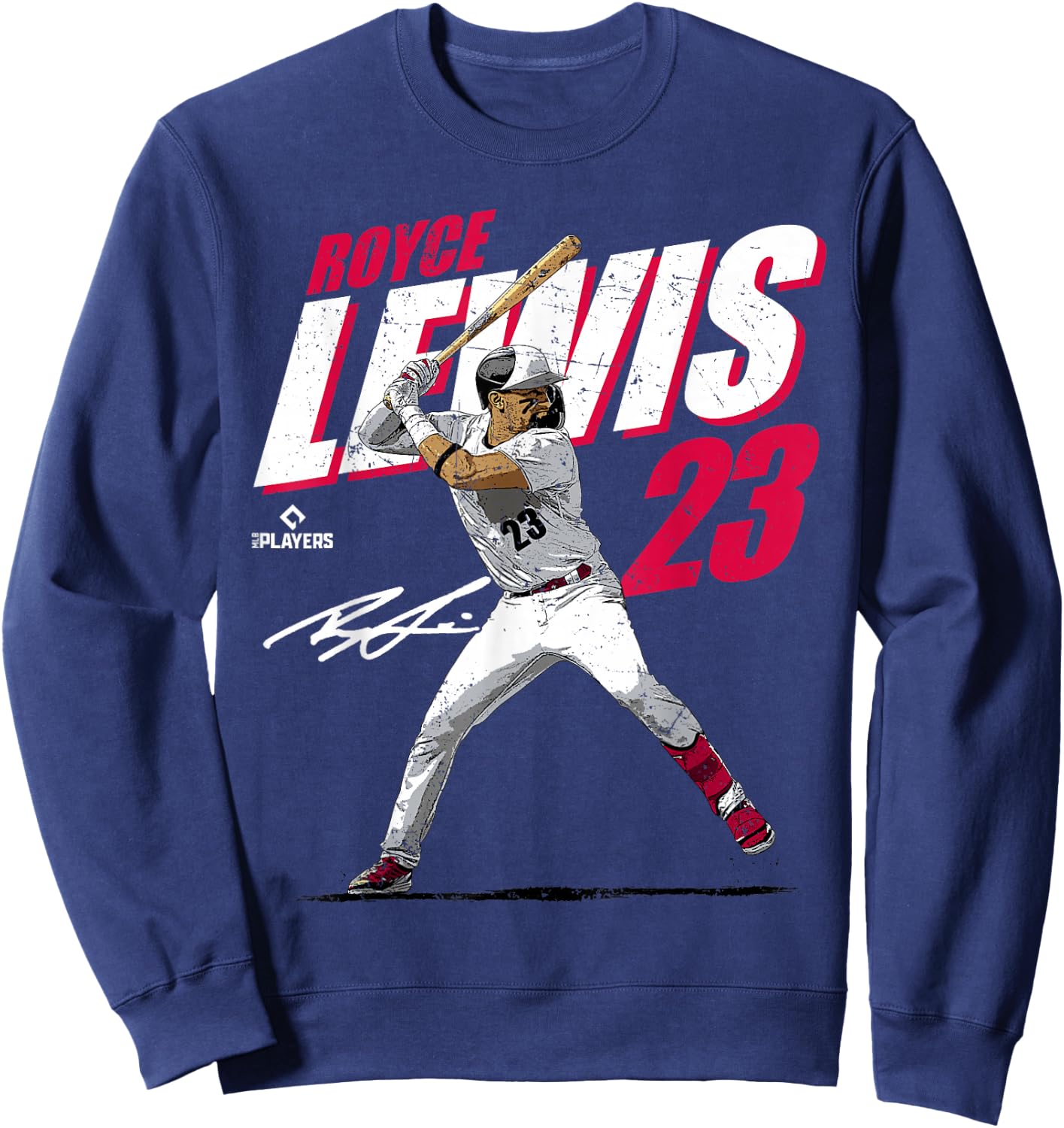 Royce Lewis | Minnesota Baseball Players | MLBRLS3001 Sweatshirt - Sweatshirt | Navy